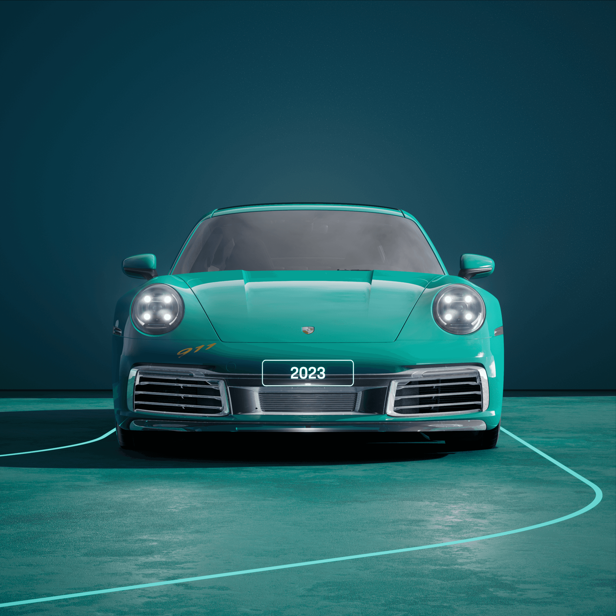The PORSCHΞ 911 2023 image in phase