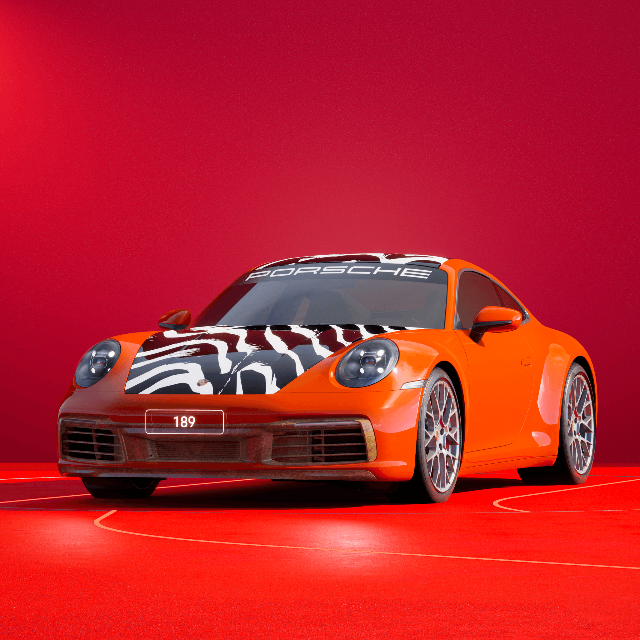The PORSCHΞ 911 189 image in phase