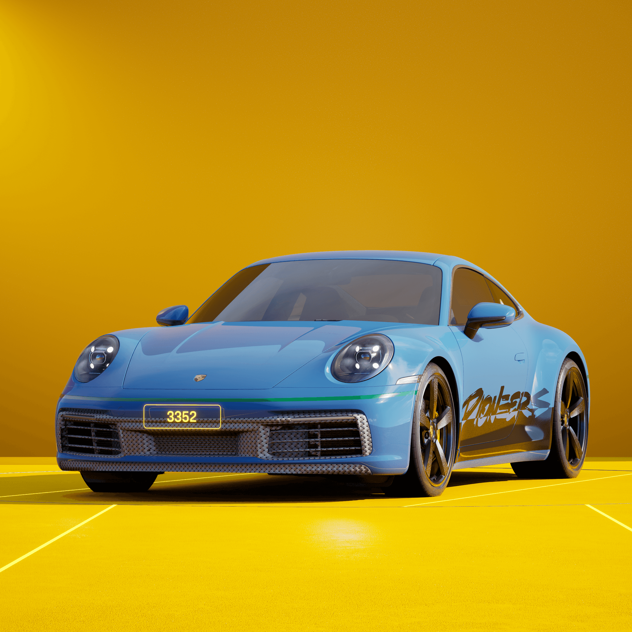 The PORSCHΞ 911 3352 image in phase
