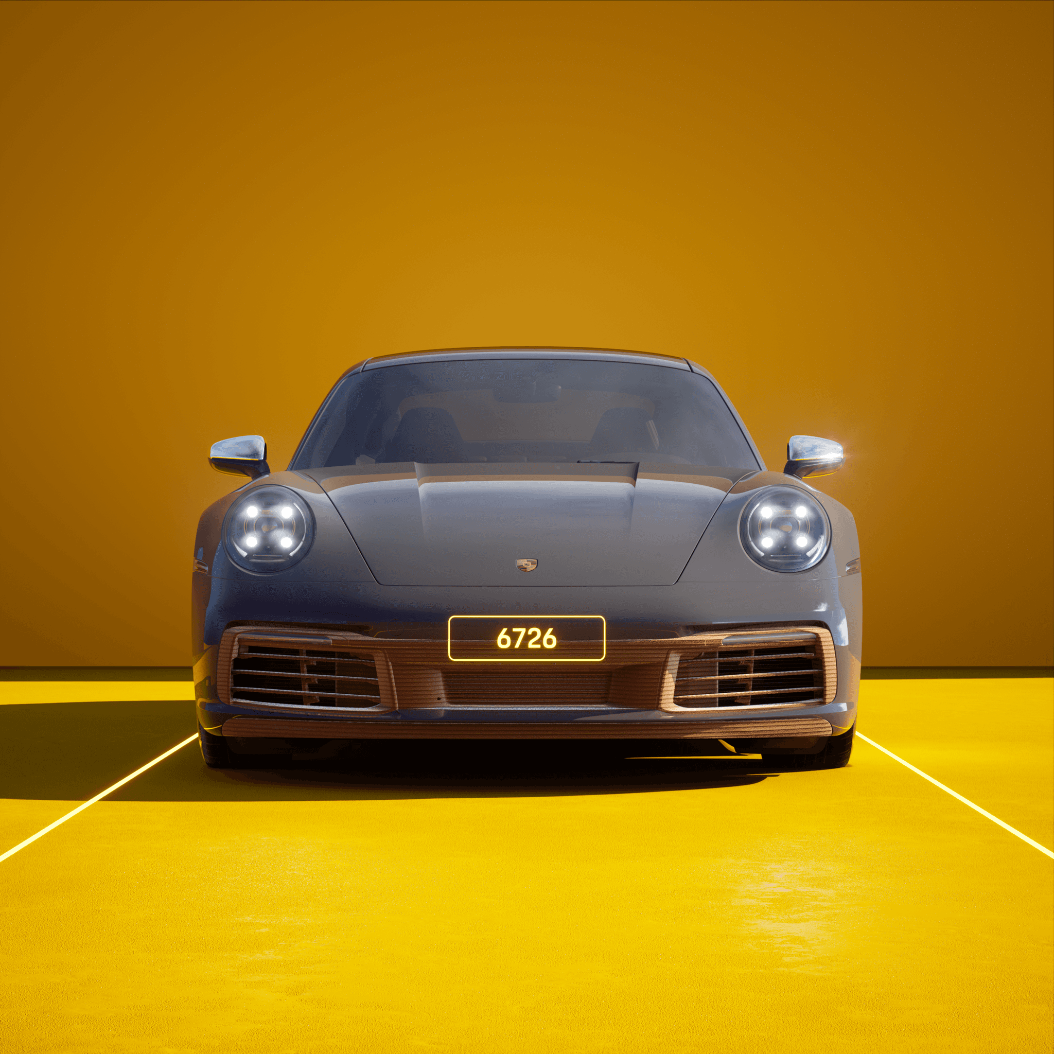 The PORSCHΞ 911 6726 image in phase