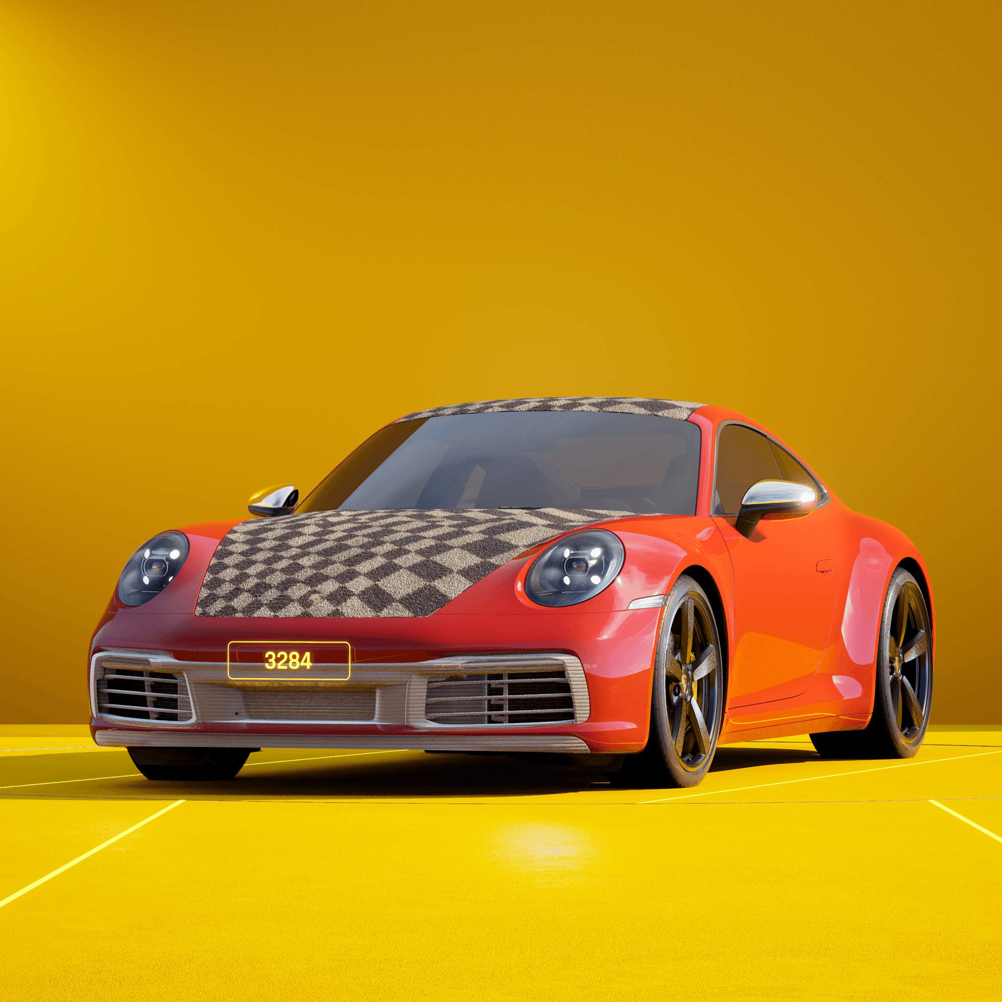 The PORSCHΞ 911 3284 image in phase