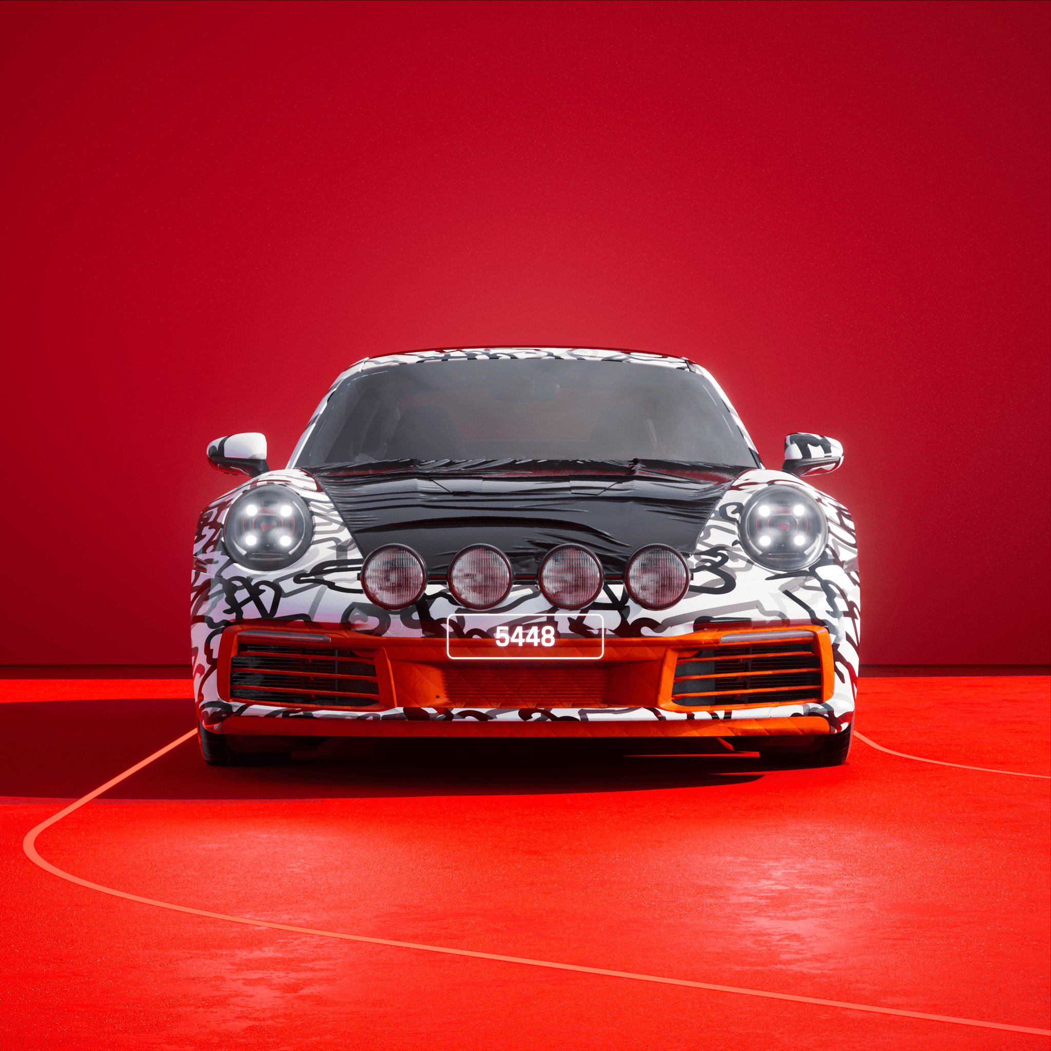 The PORSCHΞ 911 5448 image in phase