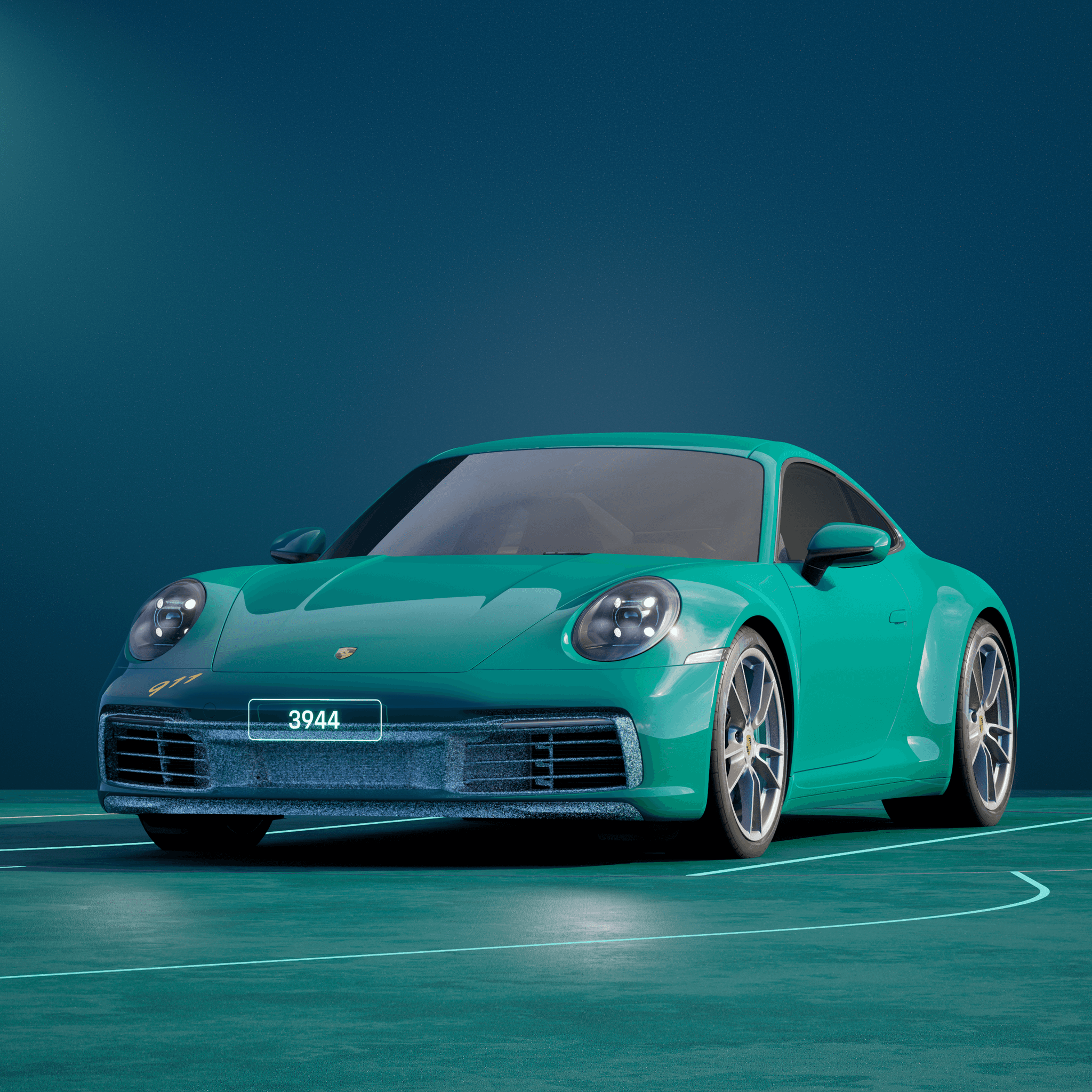 The PORSCHΞ 911 3944 image in phase
