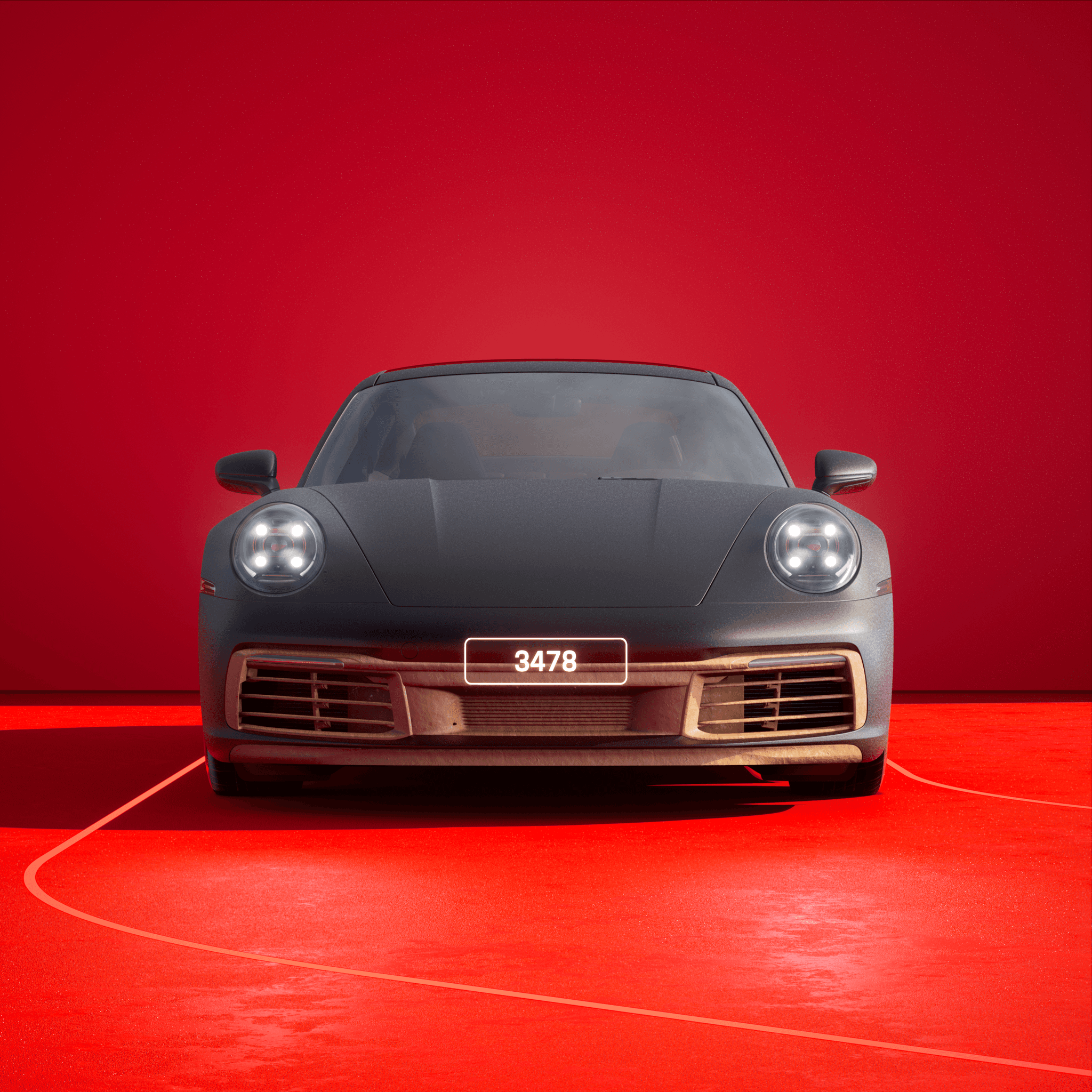 The PORSCHΞ 911 3478 image in phase