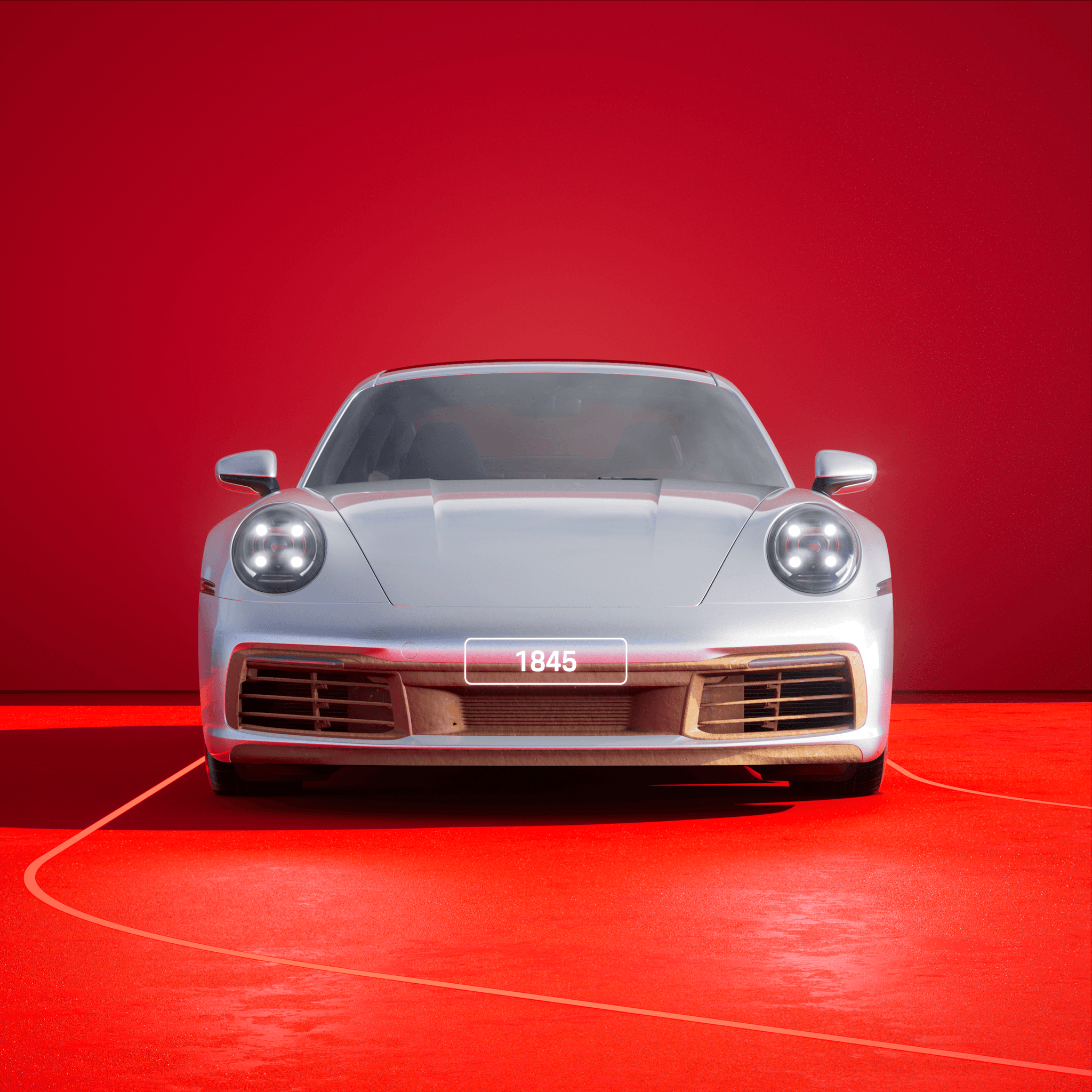 The PORSCHΞ 911 1845 image in phase