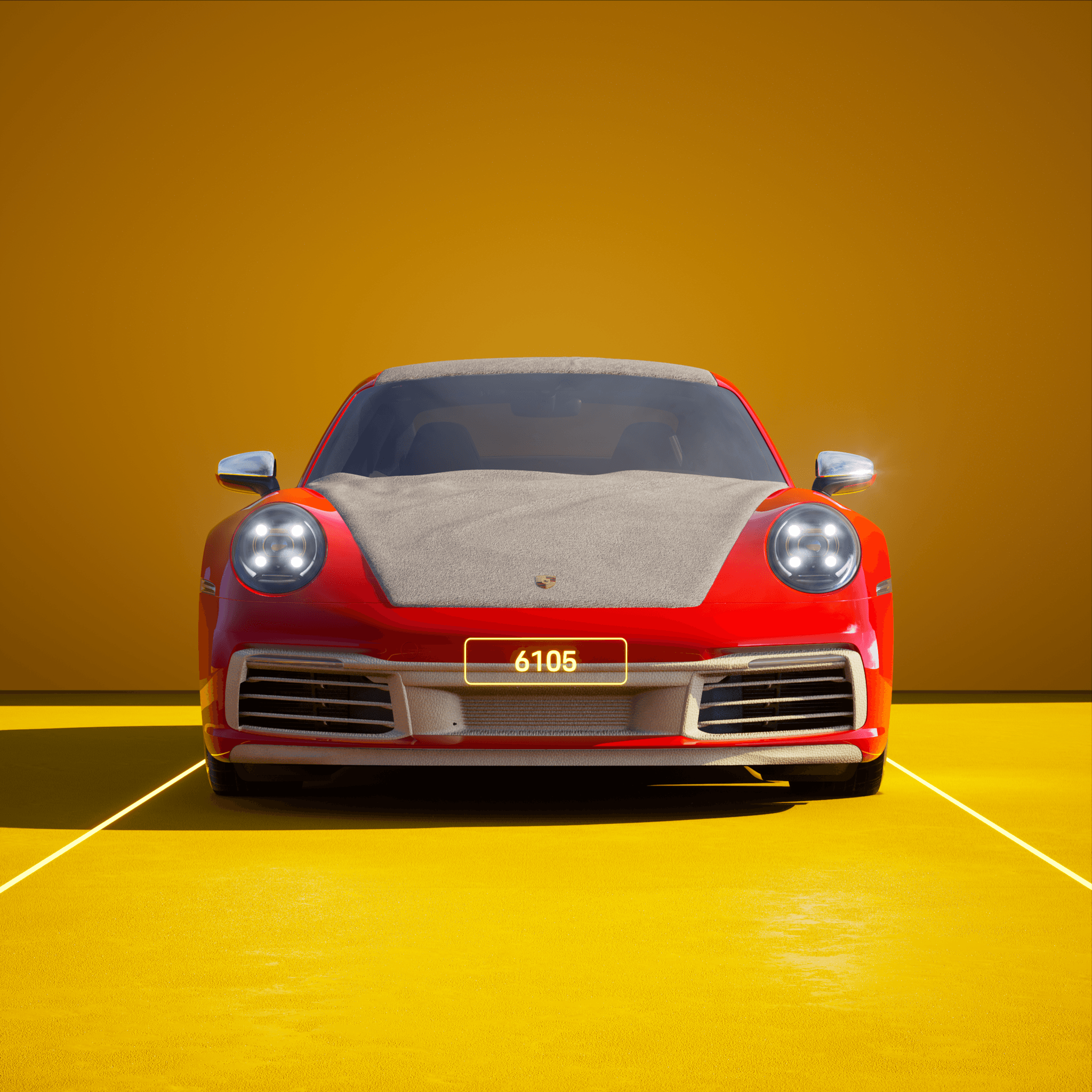 The PORSCHΞ 911 6105 image in phase