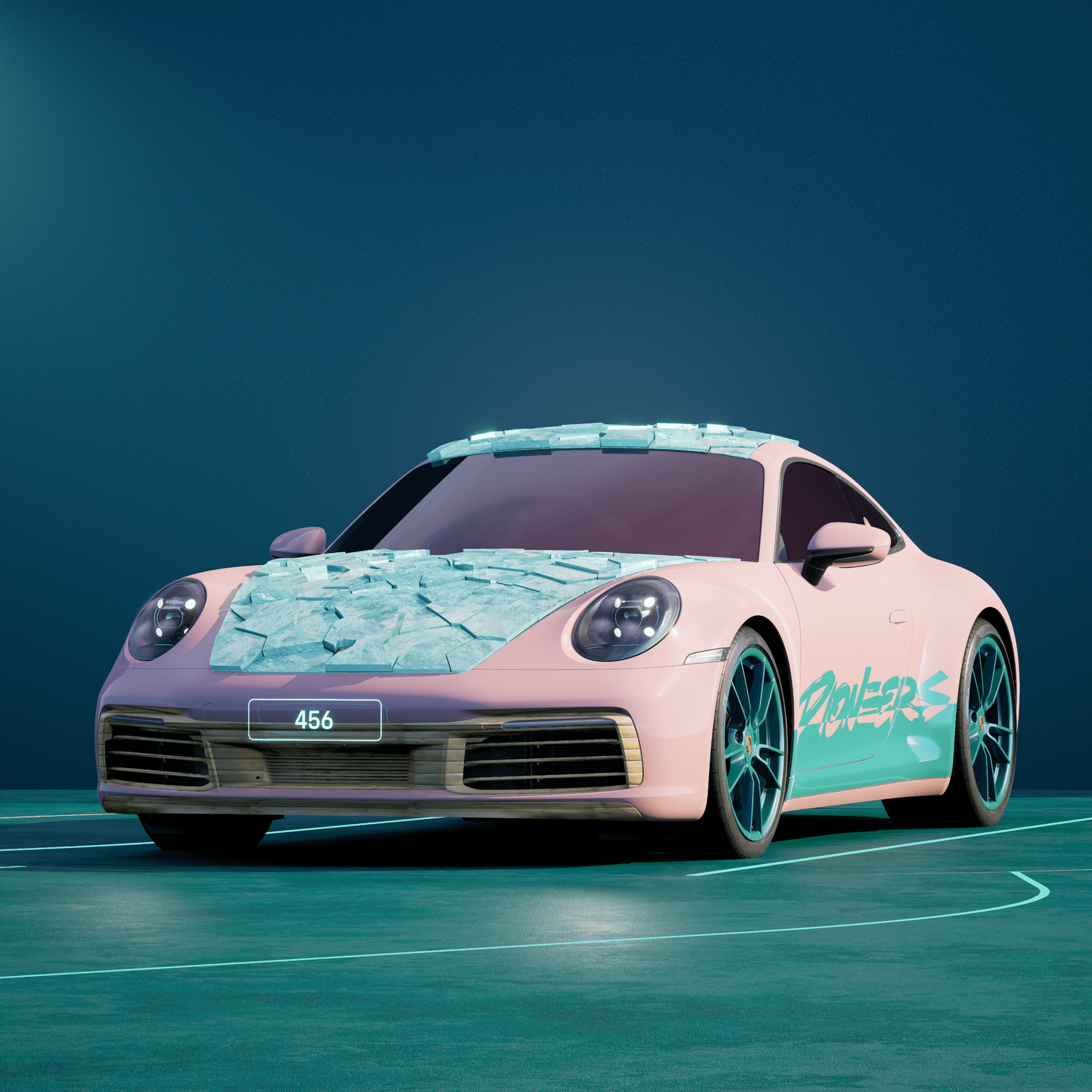 The PORSCHΞ 911 456 image in phase