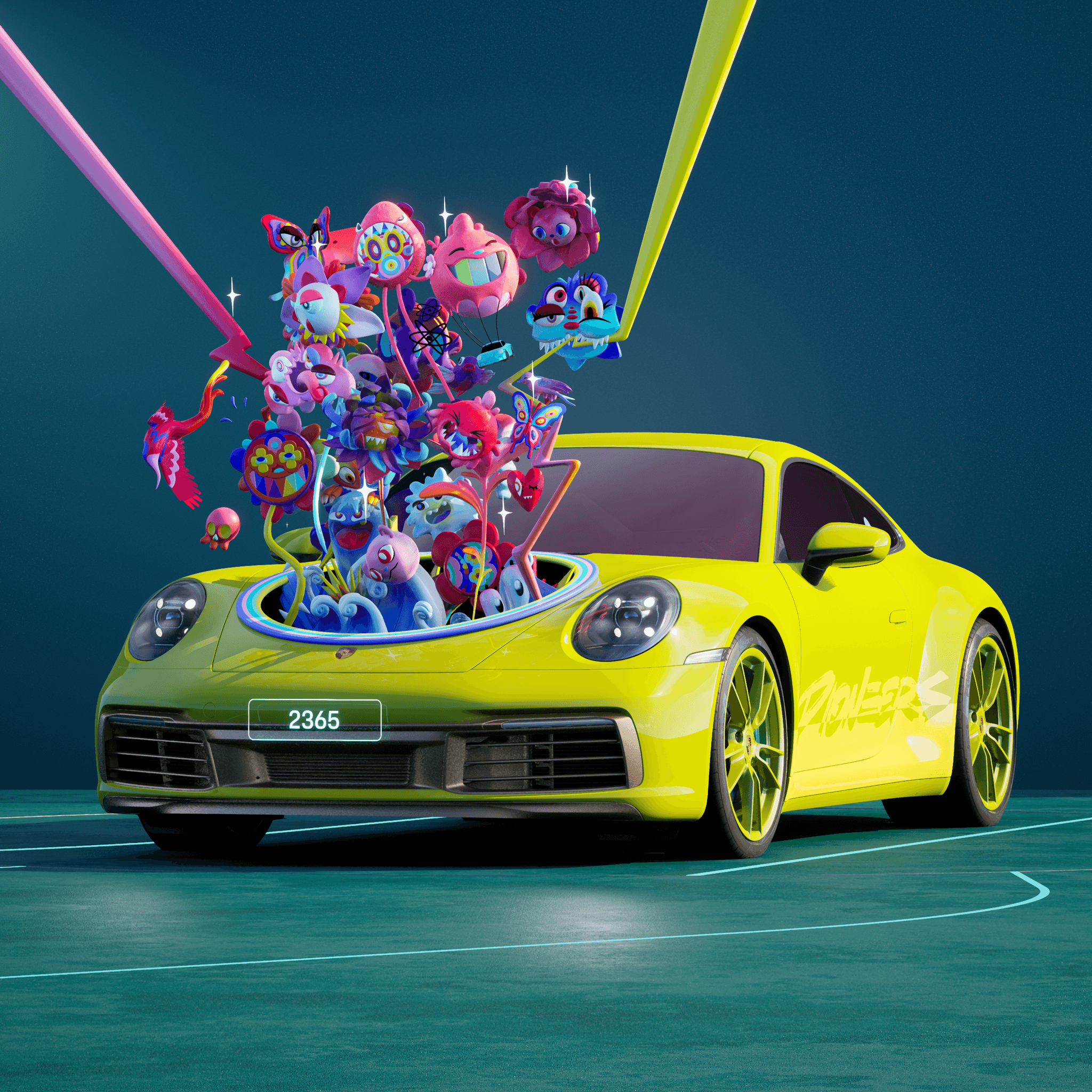 The PORSCHΞ 911 2365 image in phase