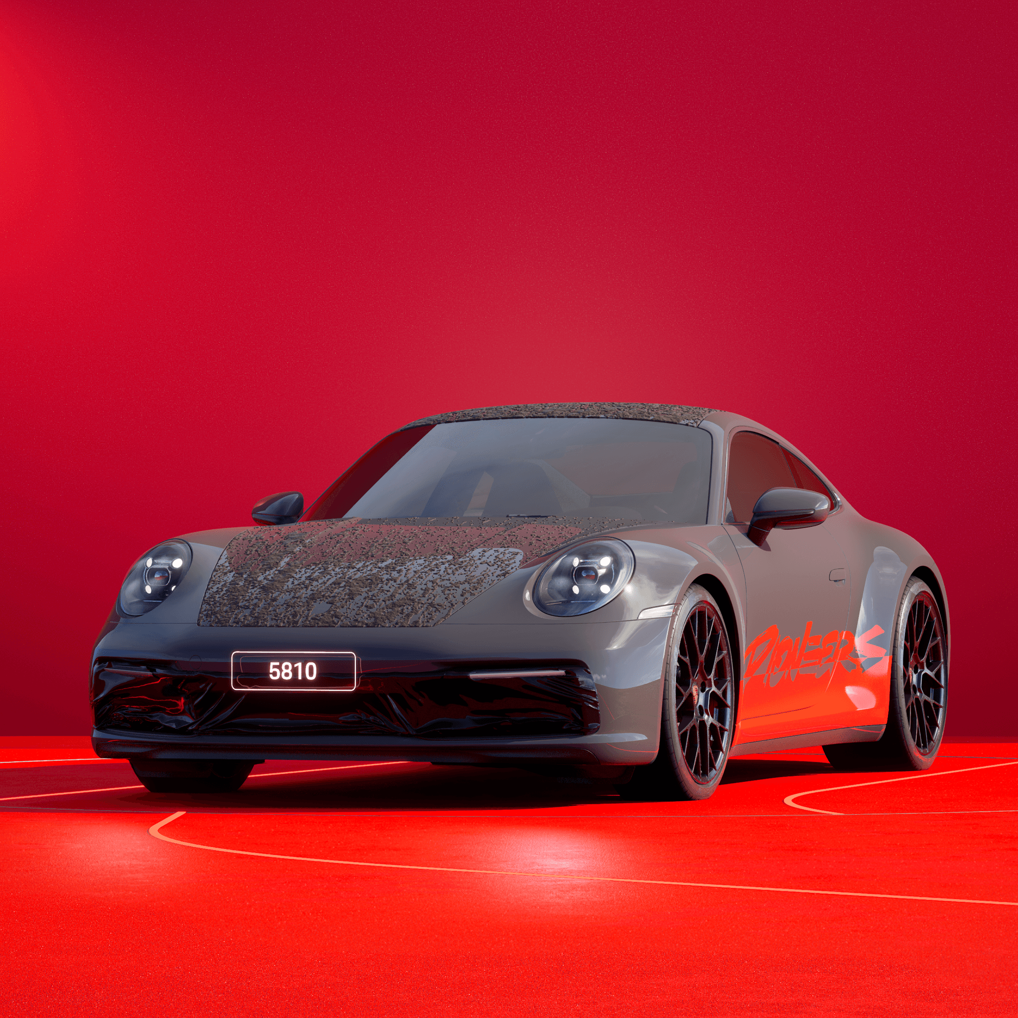 The PORSCHΞ 911 5810 image in phase