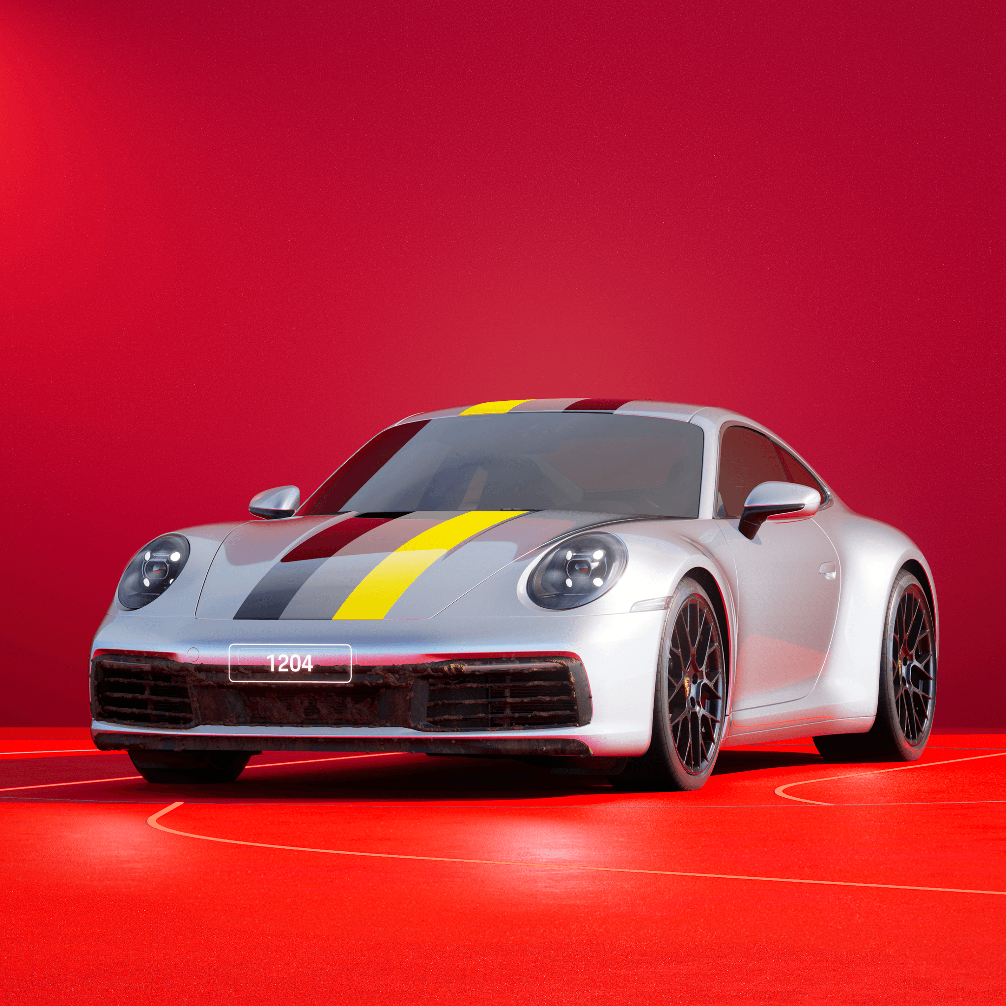 The PORSCHΞ 911 1204 image in phase