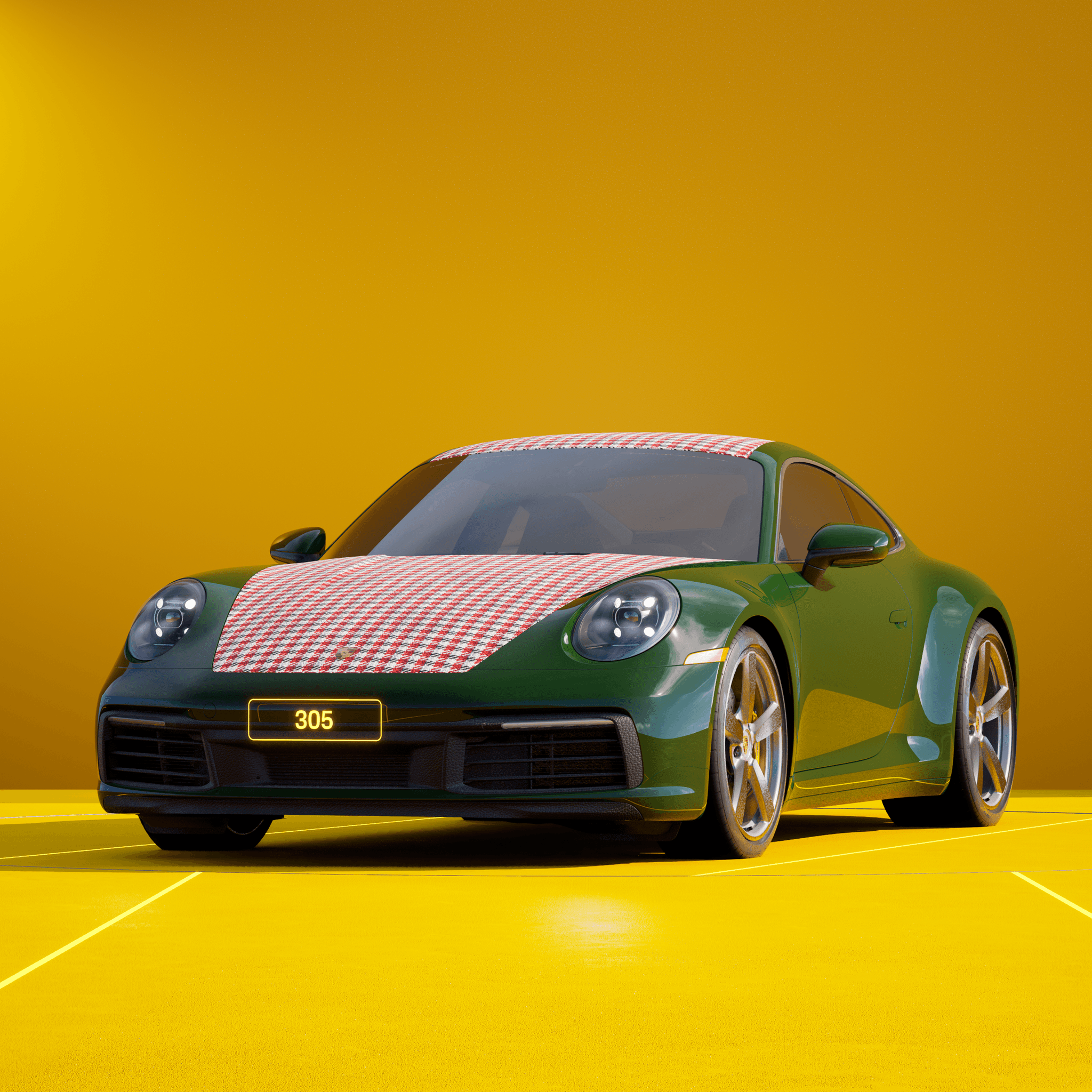 The PORSCHΞ 911 305 image in phase