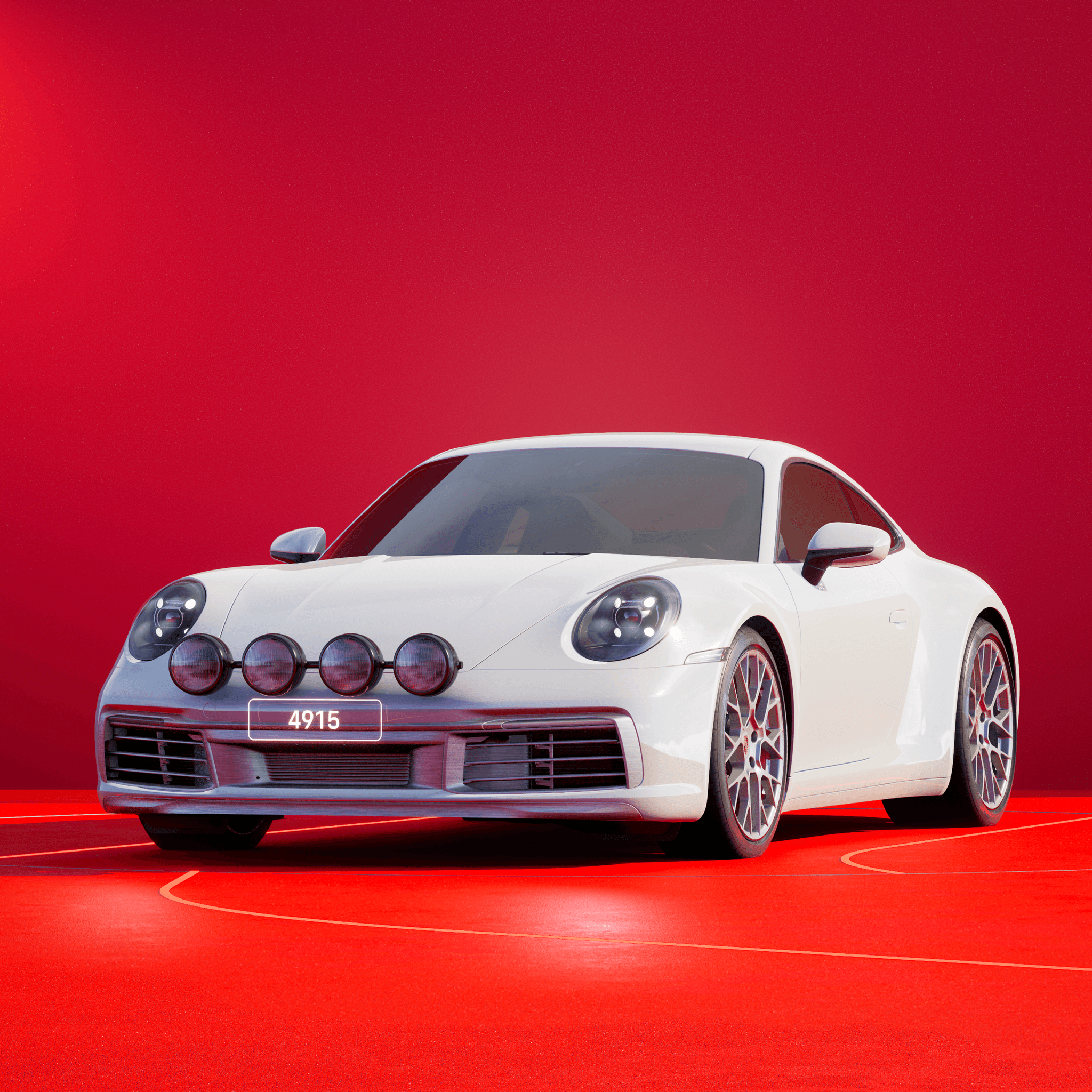 The PORSCHΞ 911 4915 image in phase