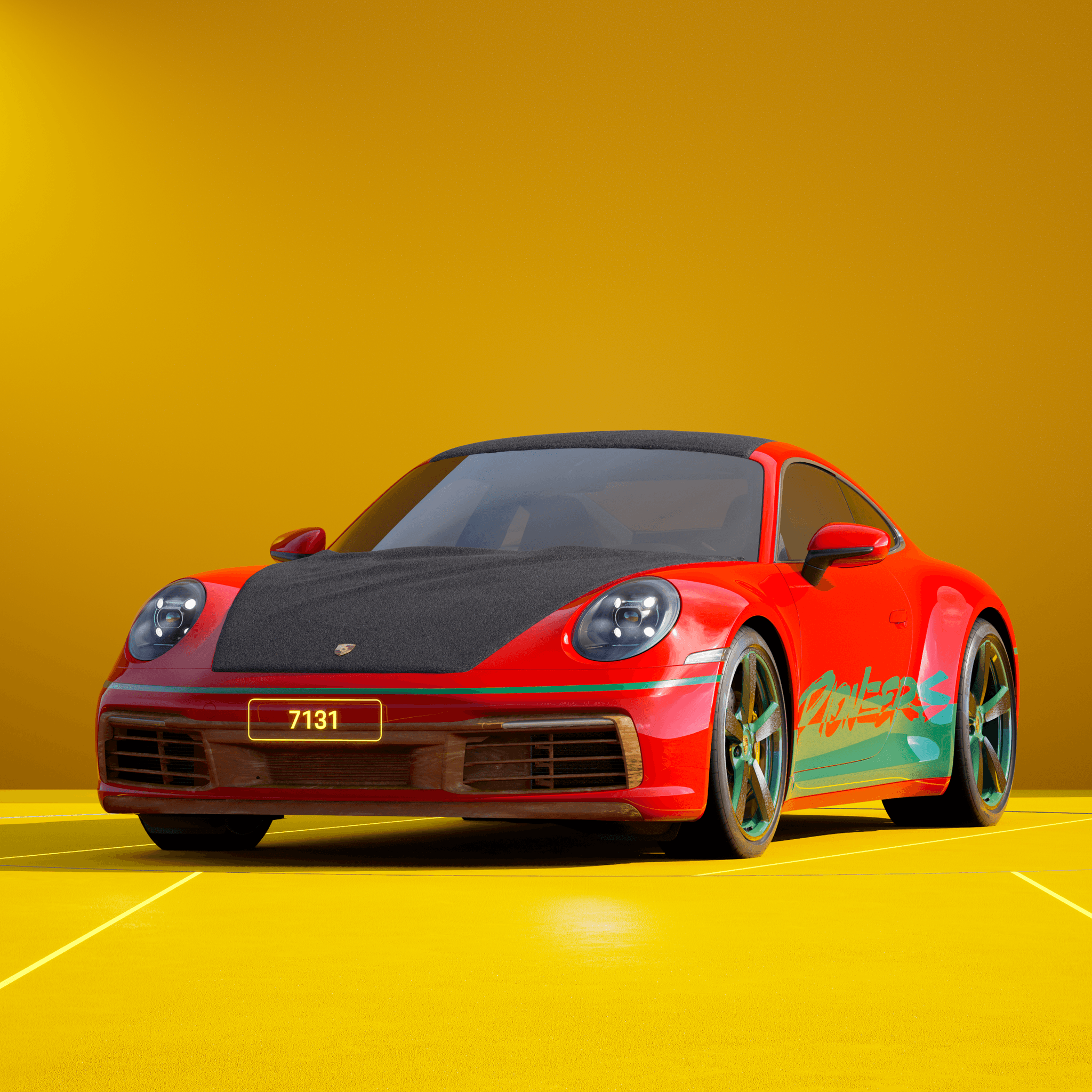 The PORSCHΞ 911 7131 image in phase