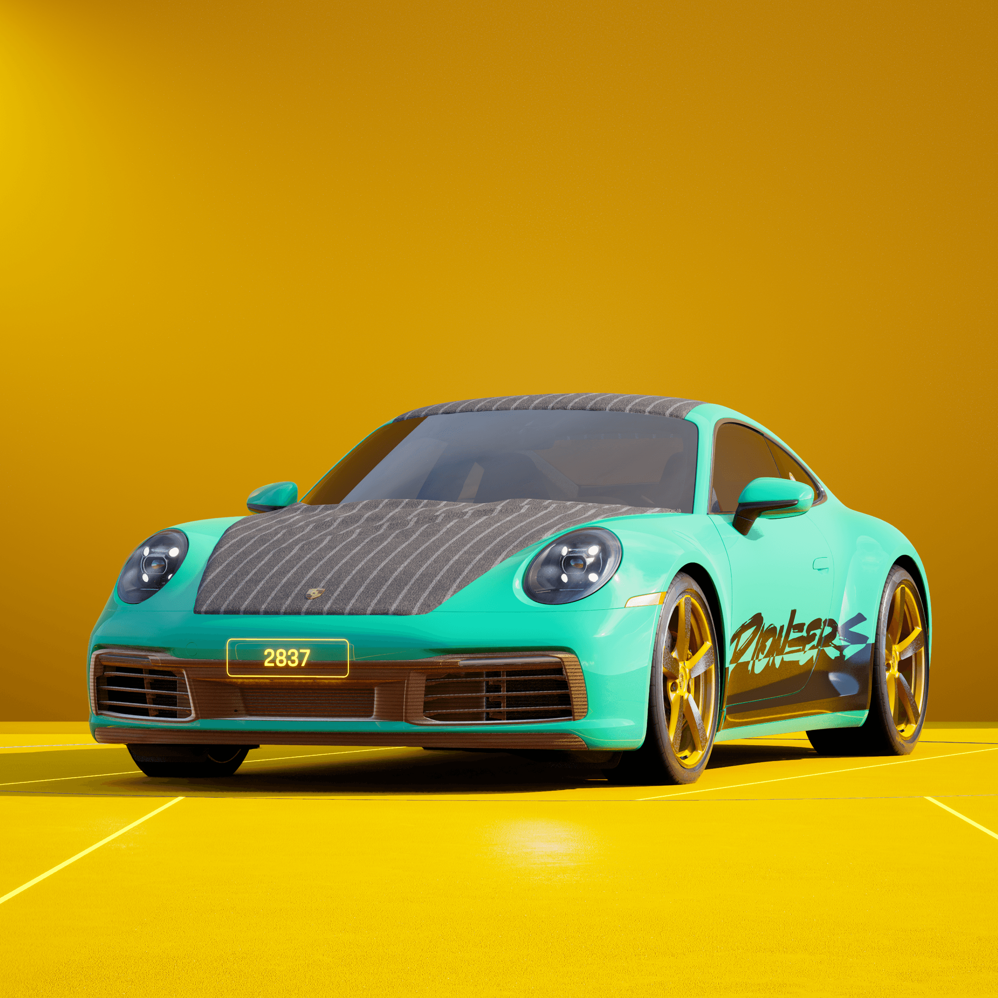 The PORSCHΞ 911 2837 image in phase
