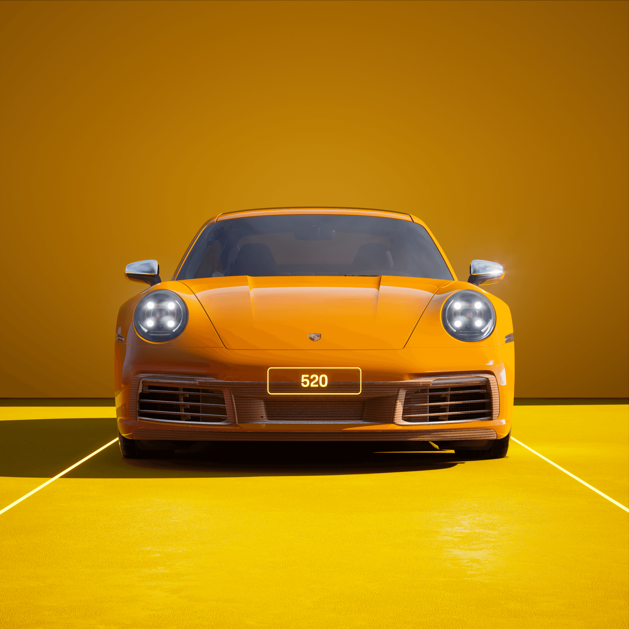 The PORSCHΞ 911 520 image in phase