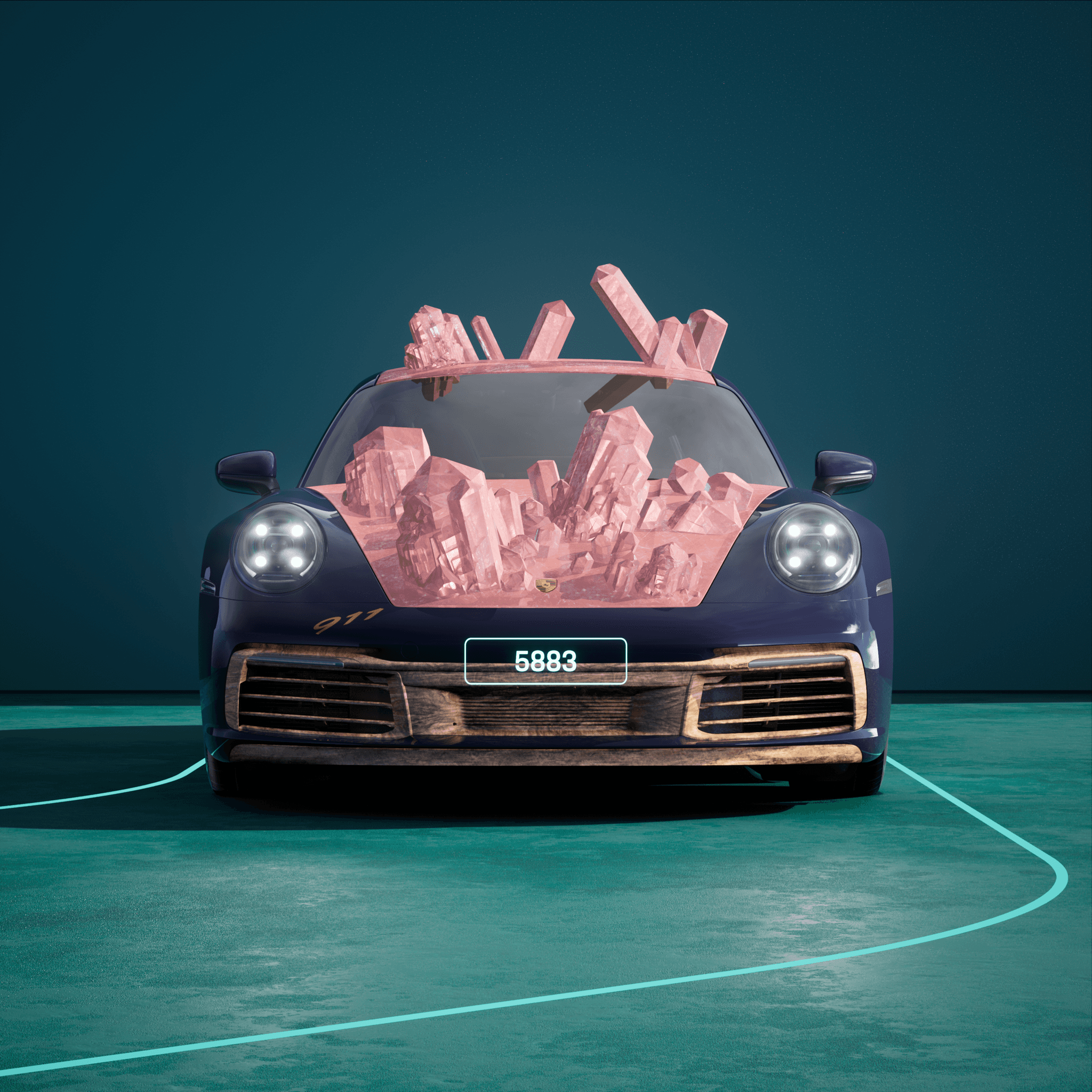 The PORSCHΞ 911 5883 image in phase