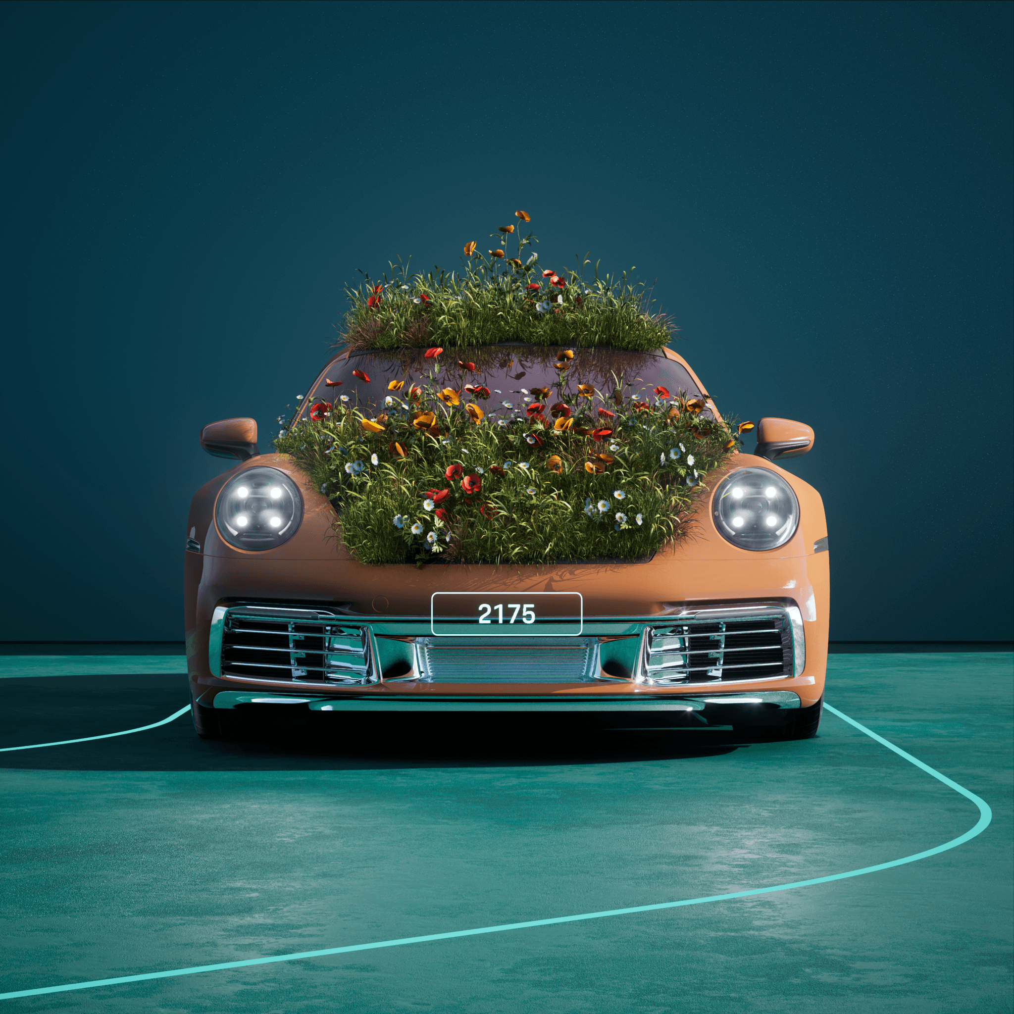 The PORSCHΞ 911 2175 image in phase