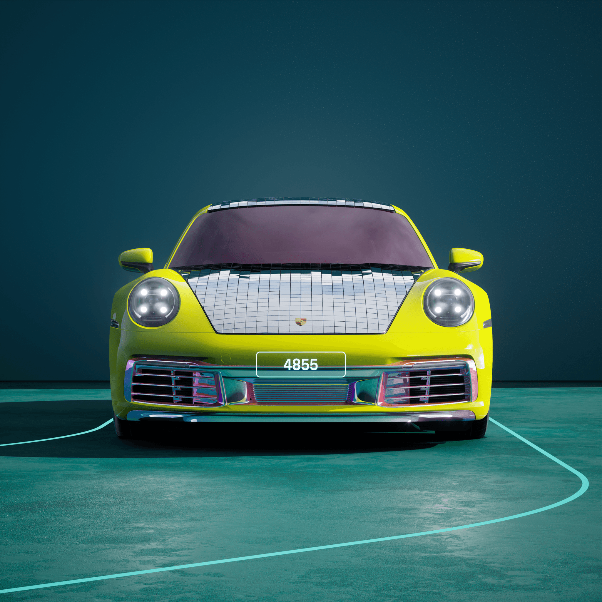 The PORSCHΞ 911 4855 image in phase