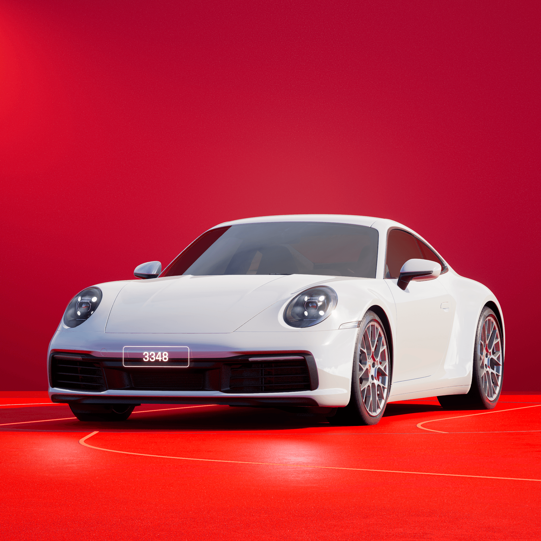 The PORSCHΞ 911 3348 image in phase