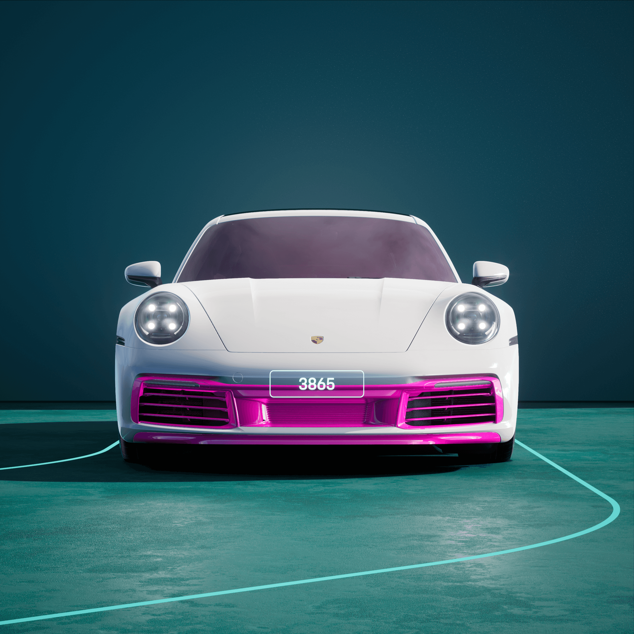 The PORSCHΞ 911 3865 image in phase