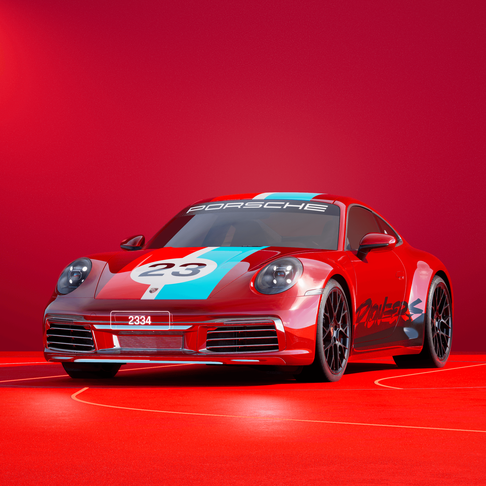 The PORSCHΞ 911 2334 image in phase