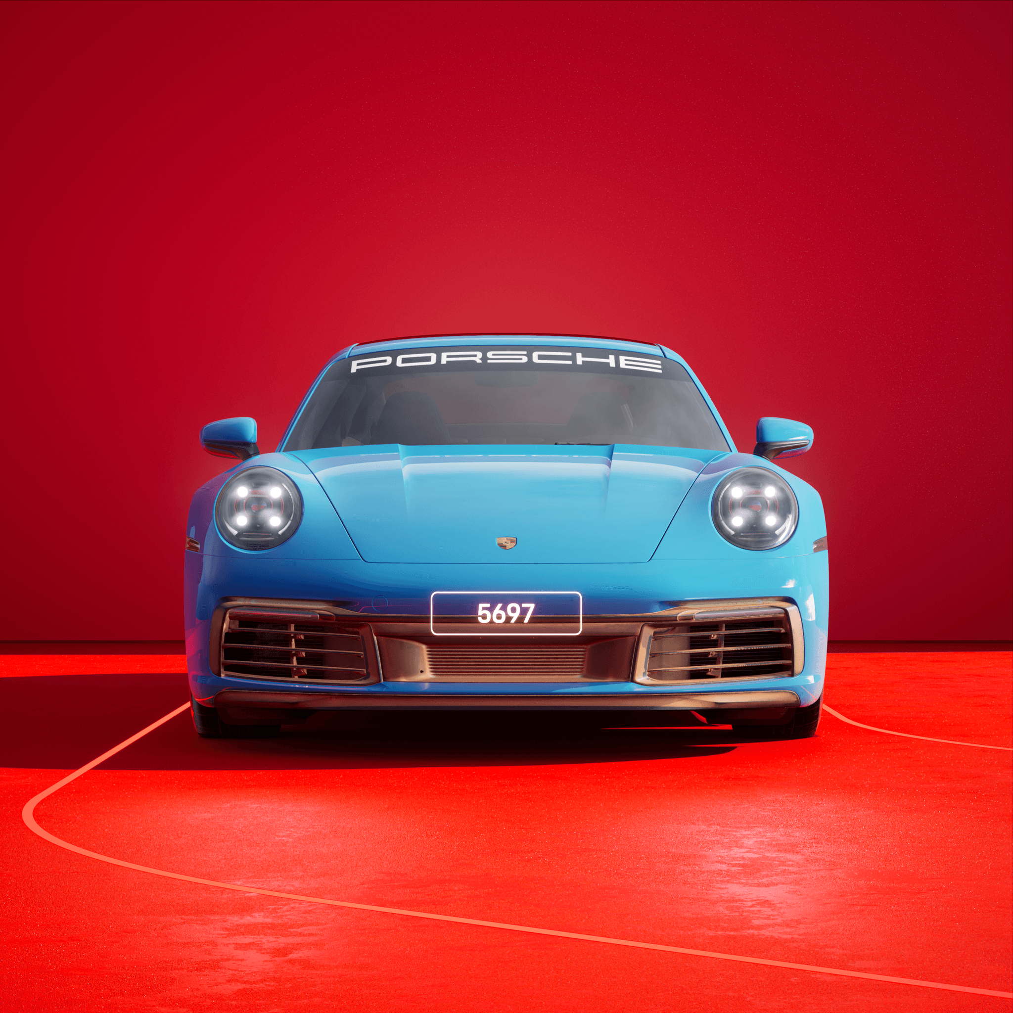 The PORSCHΞ 911 5697 image in phase