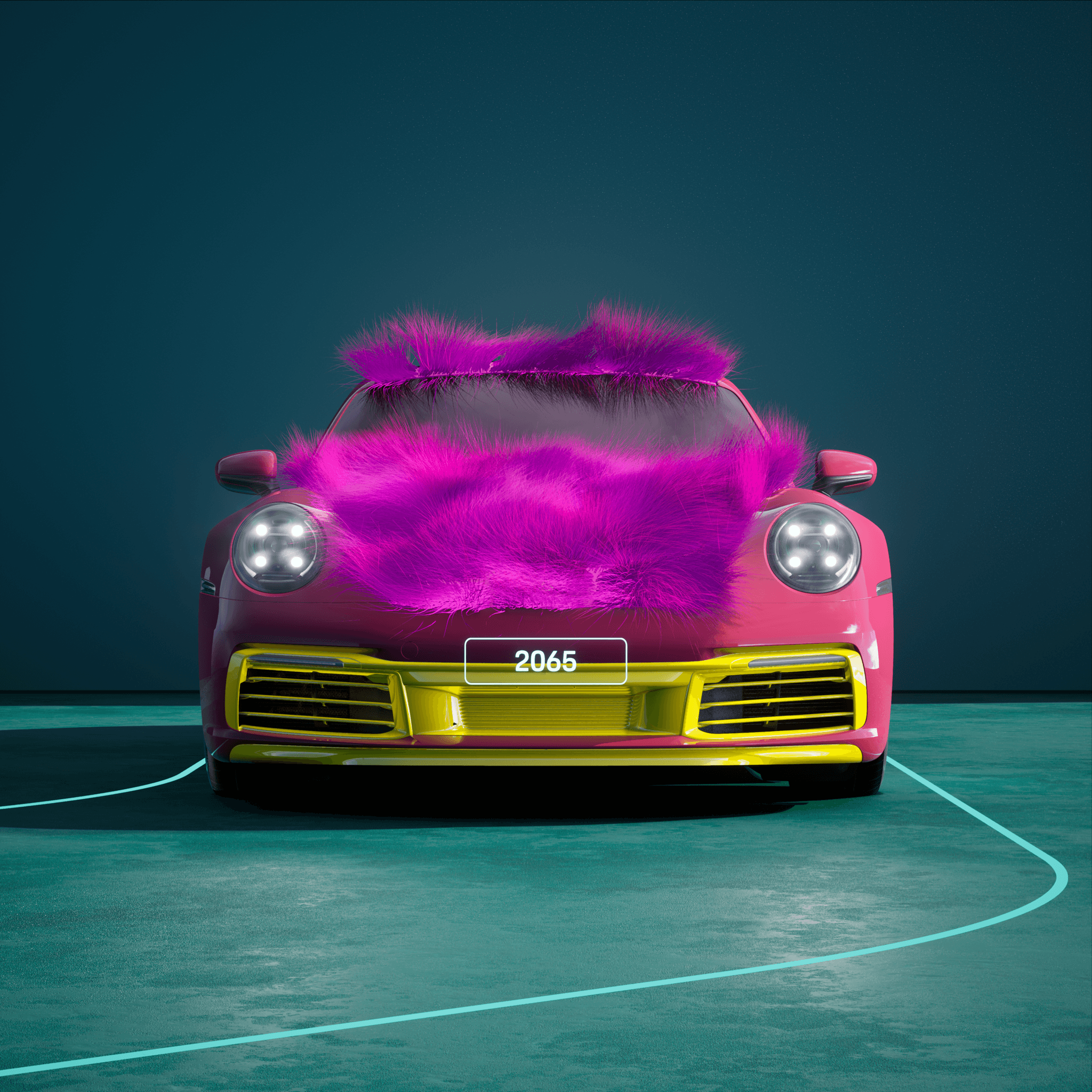 The PORSCHΞ 911 2065 image in phase