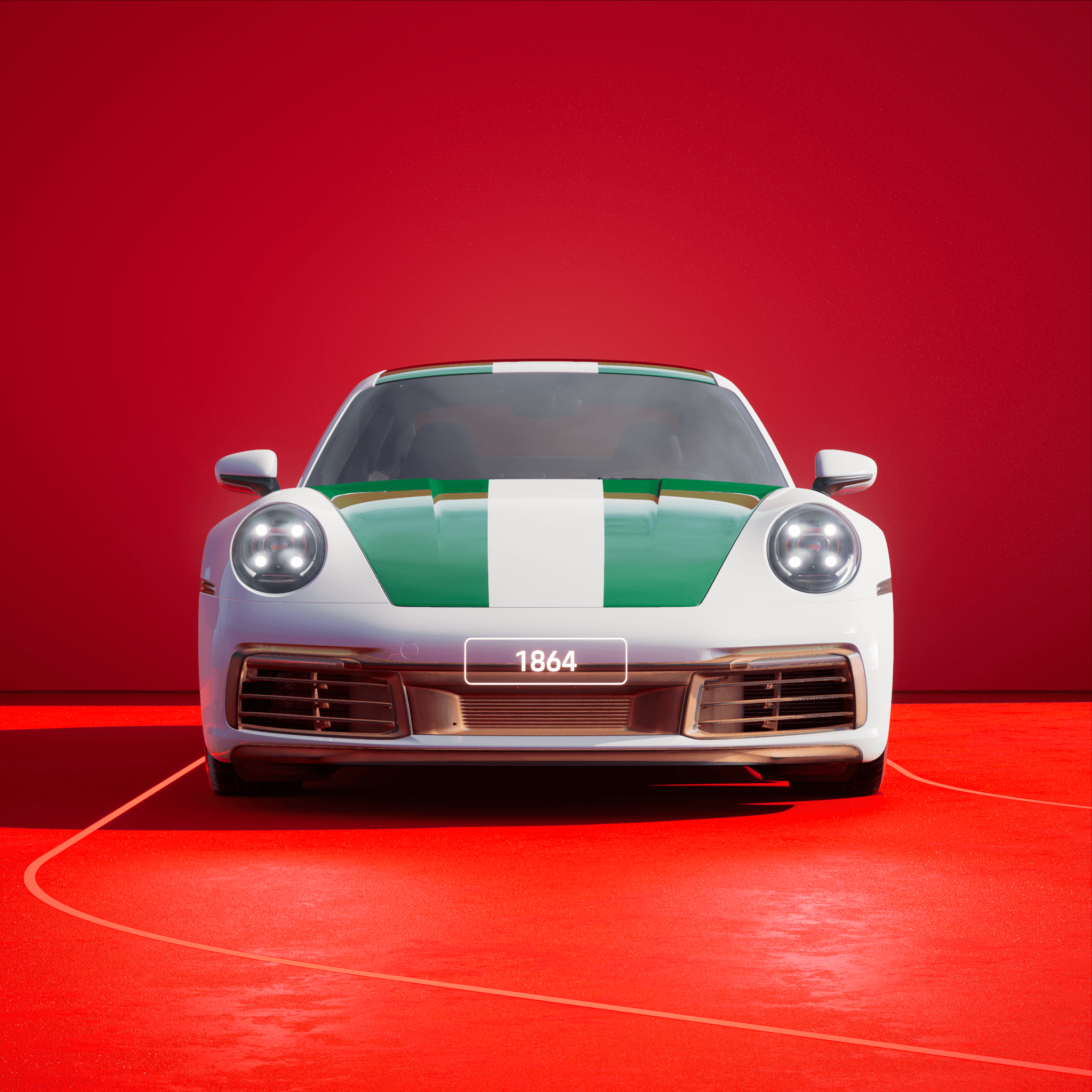 The PORSCHΞ 911 1864 image in phase