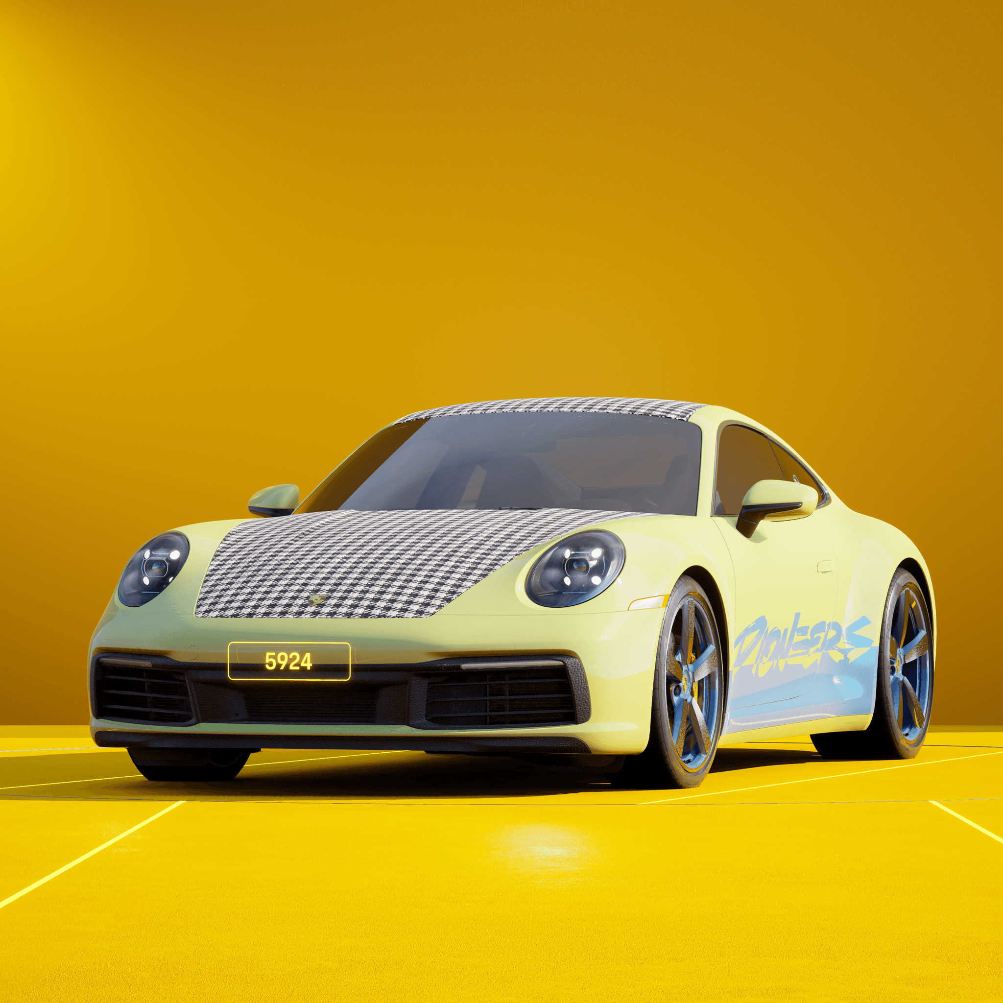 The PORSCHΞ 911 5924 image in phase