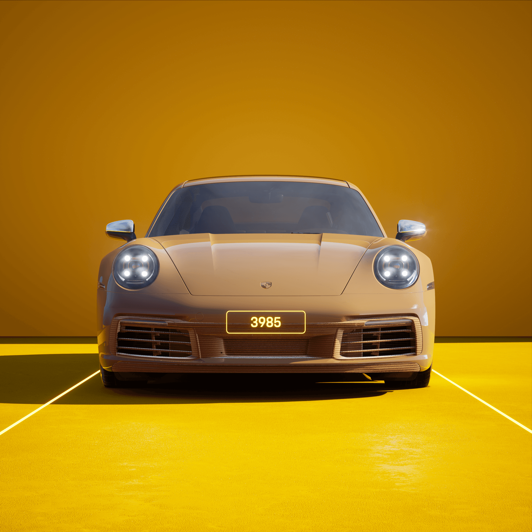 The PORSCHΞ 911 3985 image in phase