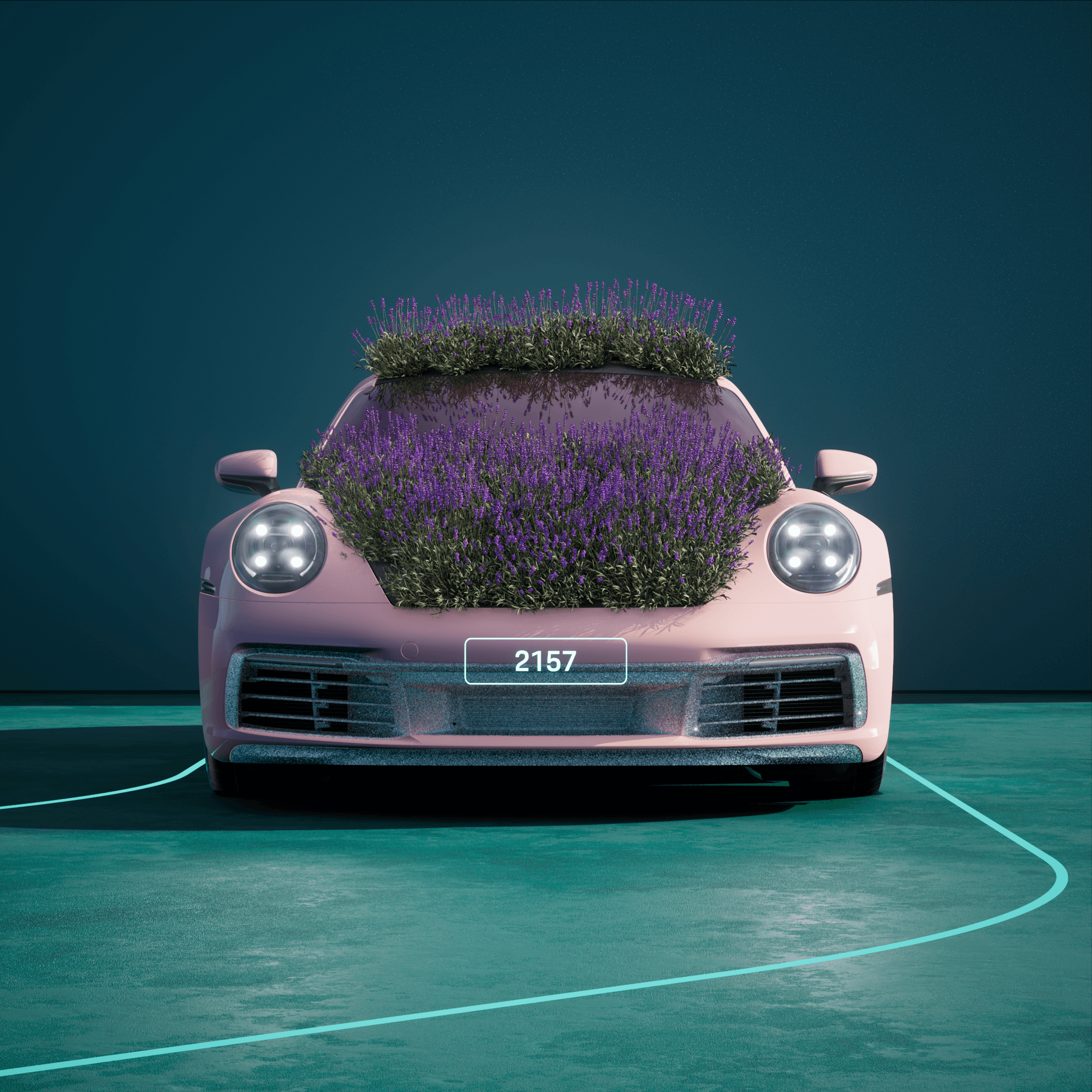 The PORSCHΞ 911 2157 image in phase