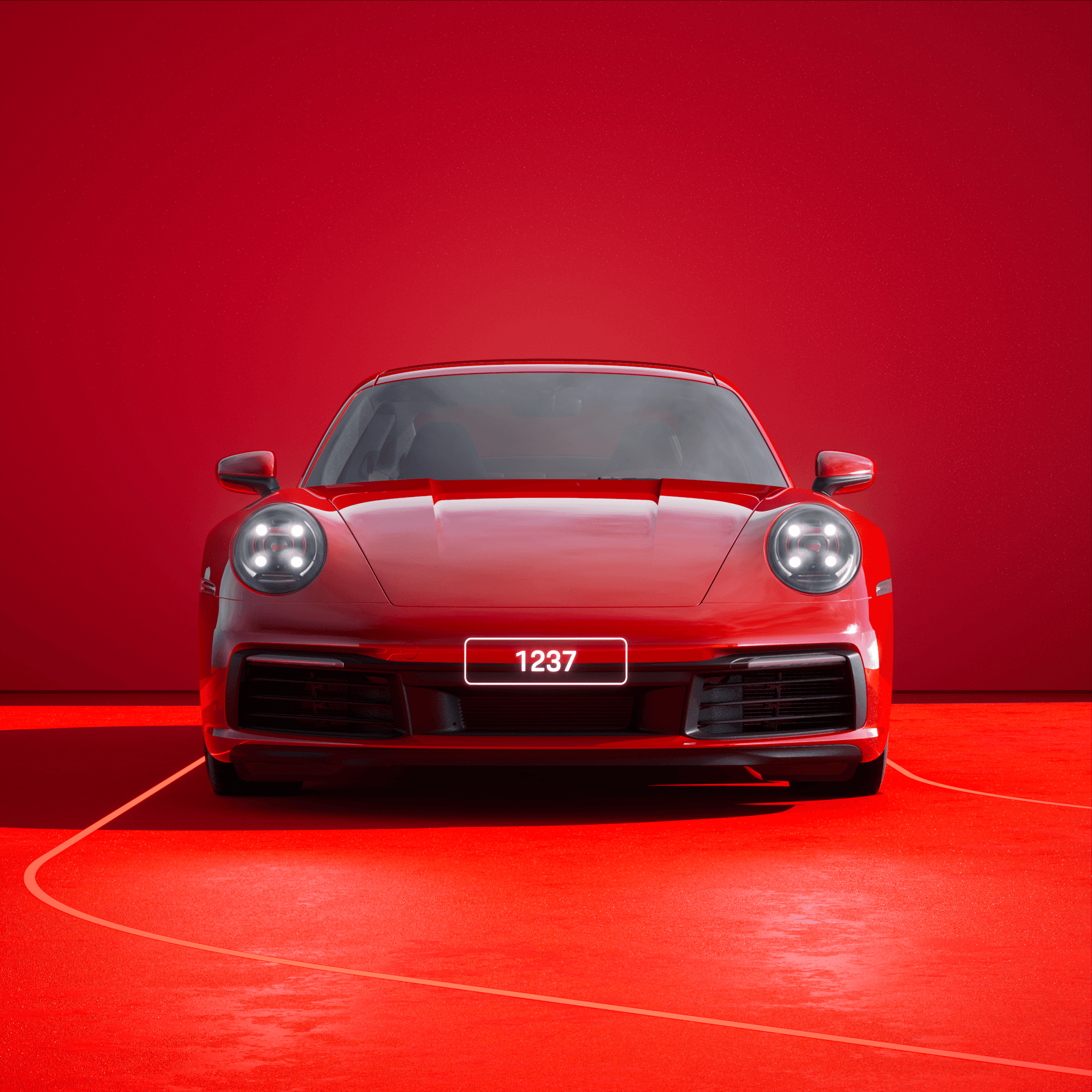 The PORSCHΞ 911 1237 image in phase