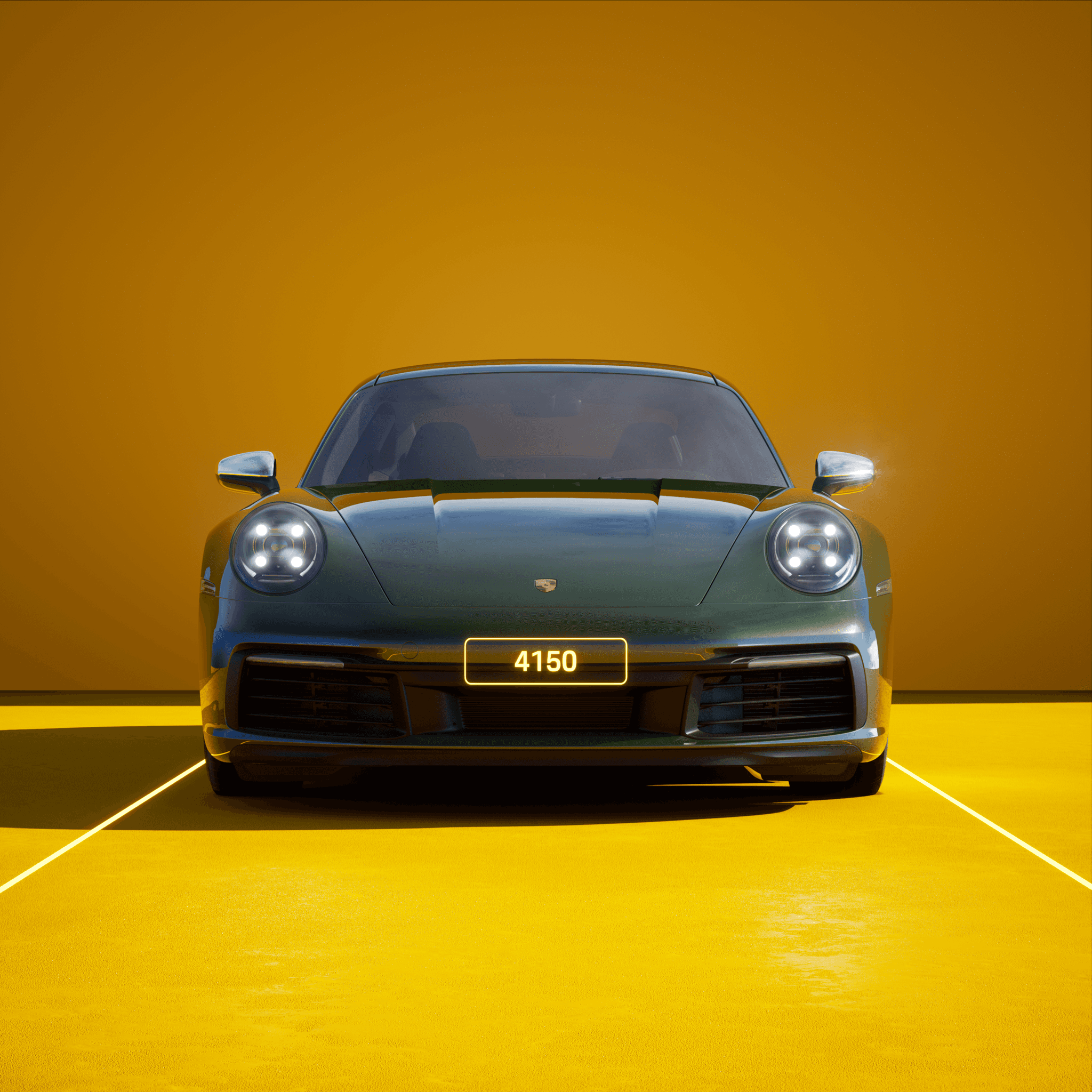 The PORSCHΞ 911 4150 image in phase
