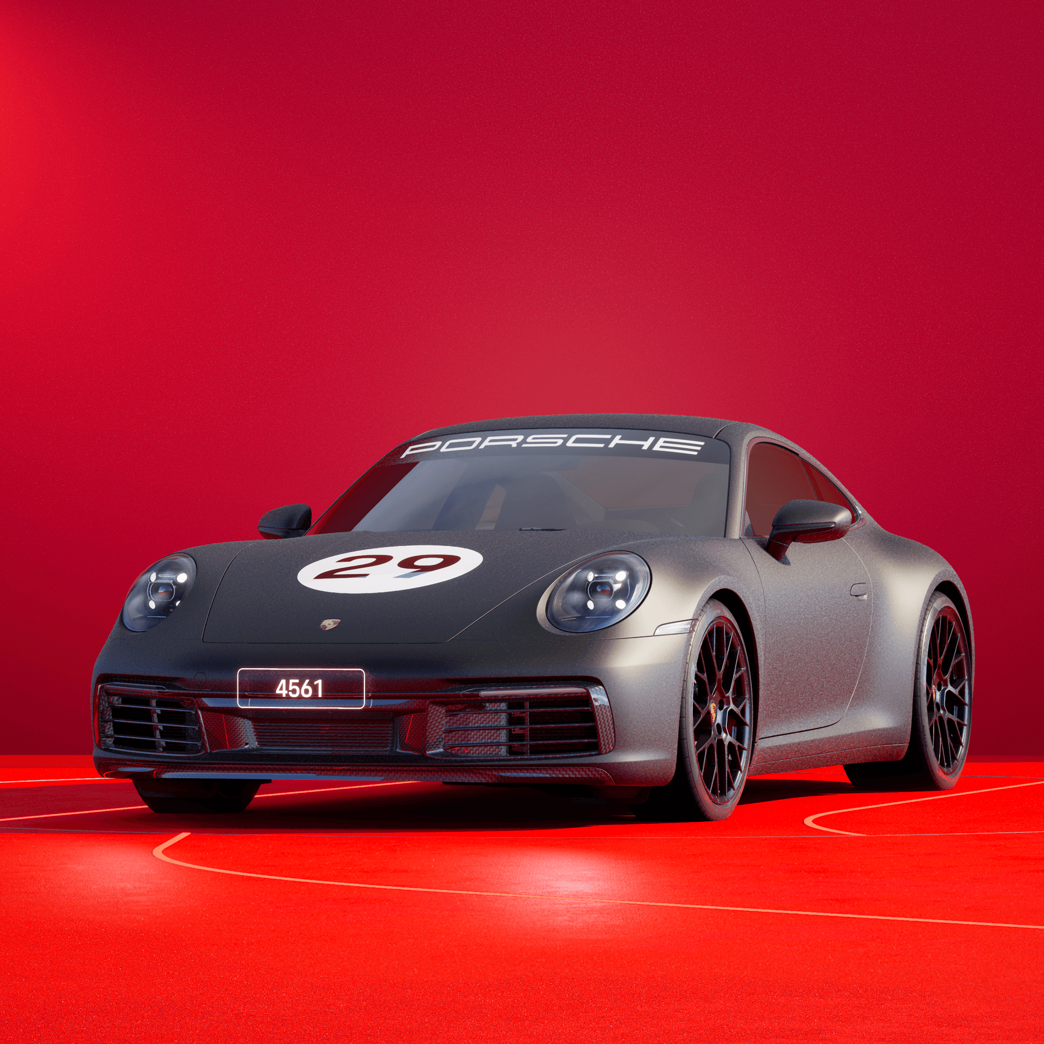 The PORSCHΞ 911 4561 image in phase