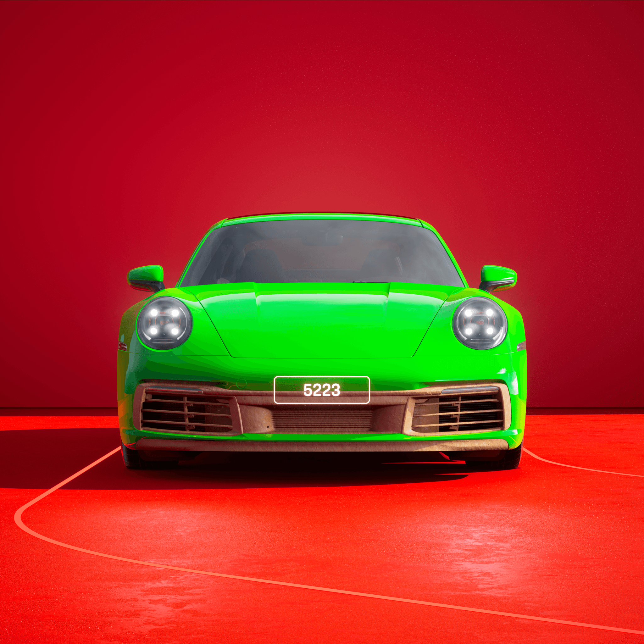 The PORSCHΞ 911 5223 image in phase
