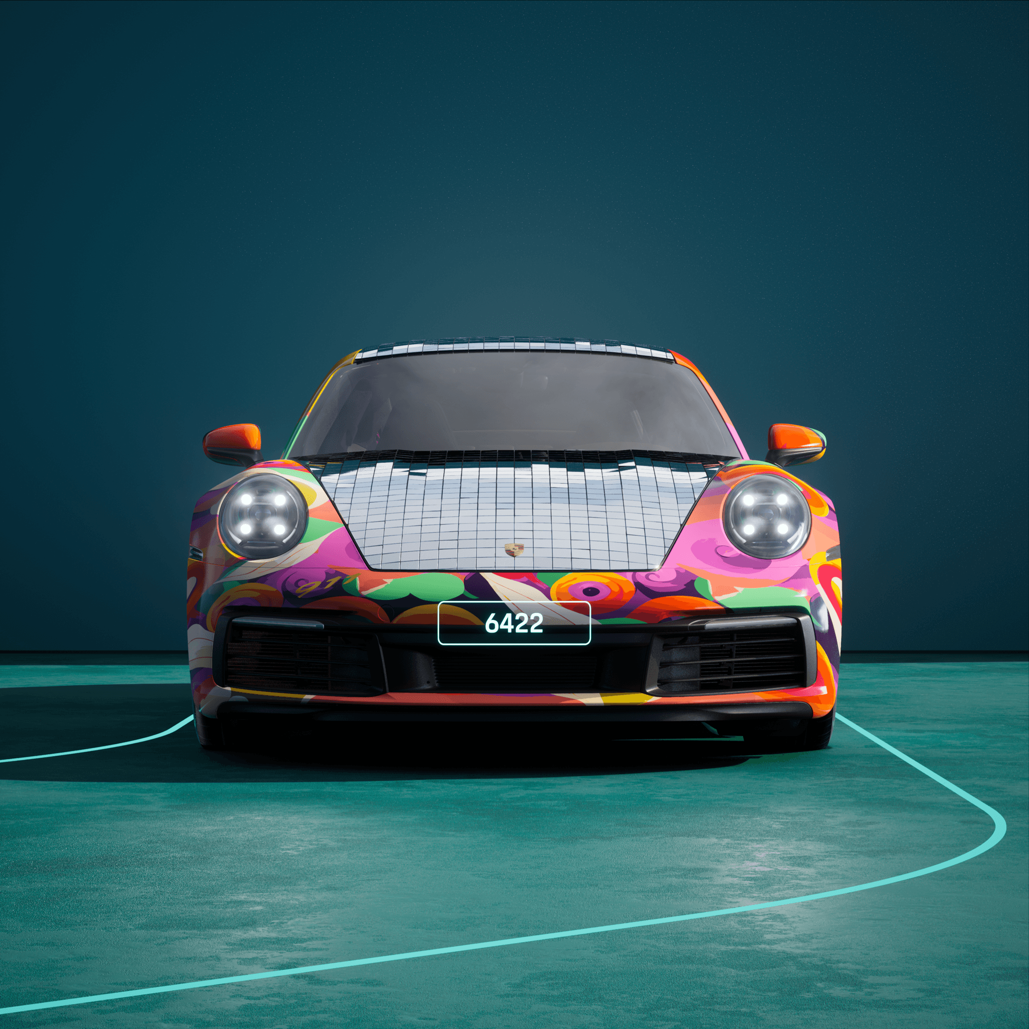 The PORSCHΞ 911 6422 image in phase