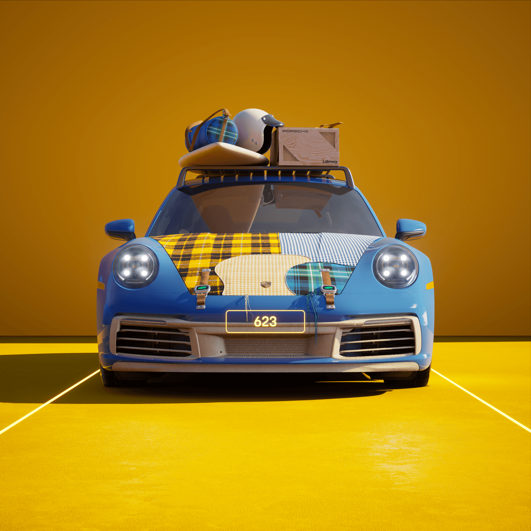 The PORSCHΞ 911 623 image in phase