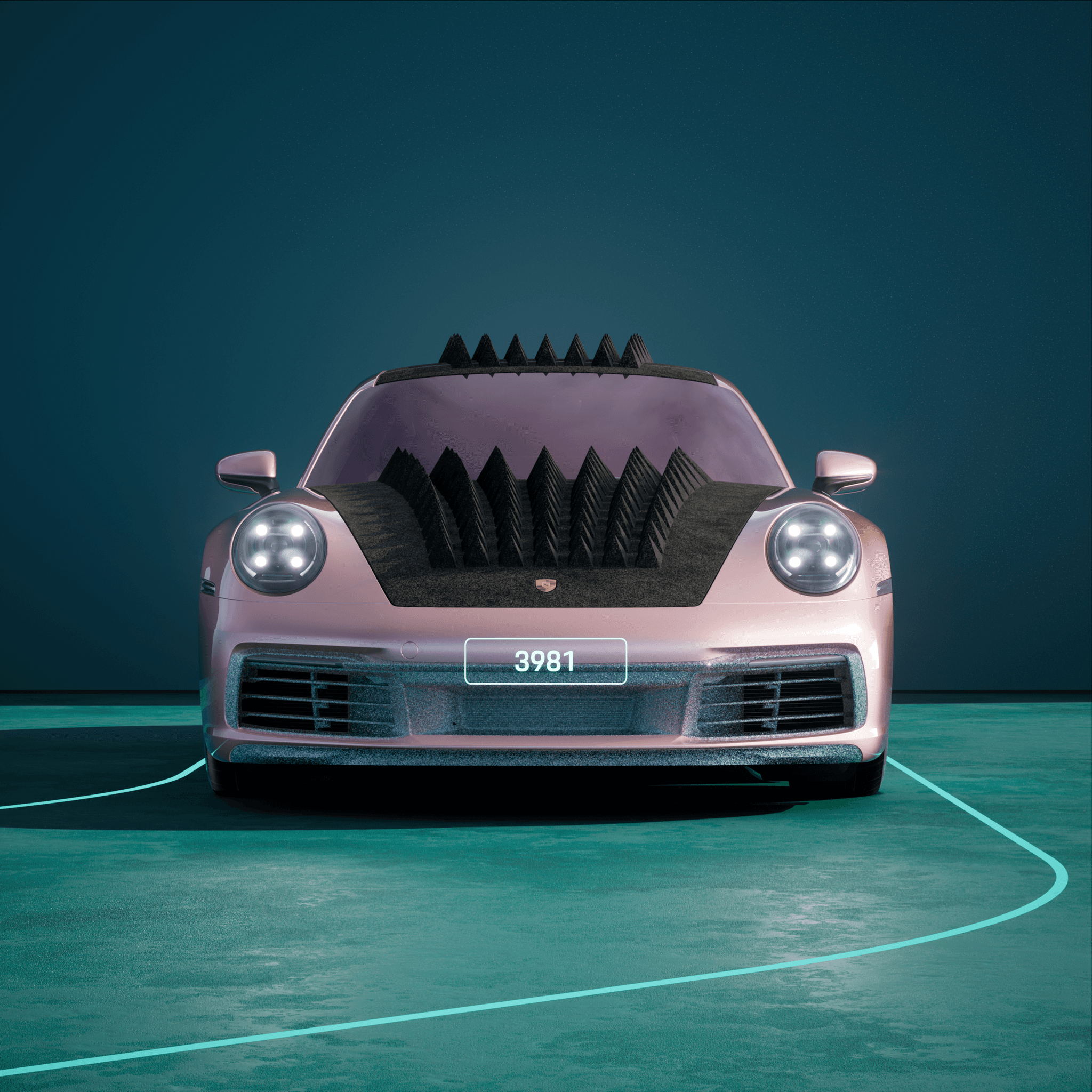 The PORSCHΞ 911 3981 image in phase
