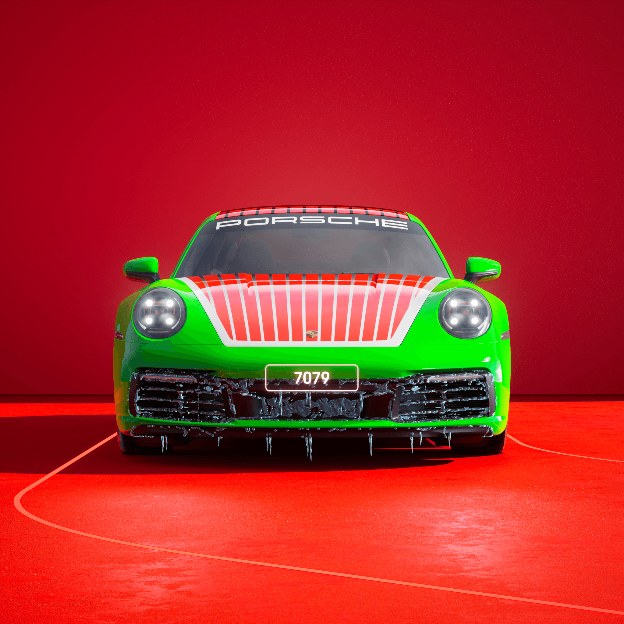 The PORSCHΞ 911 7079 image in phase