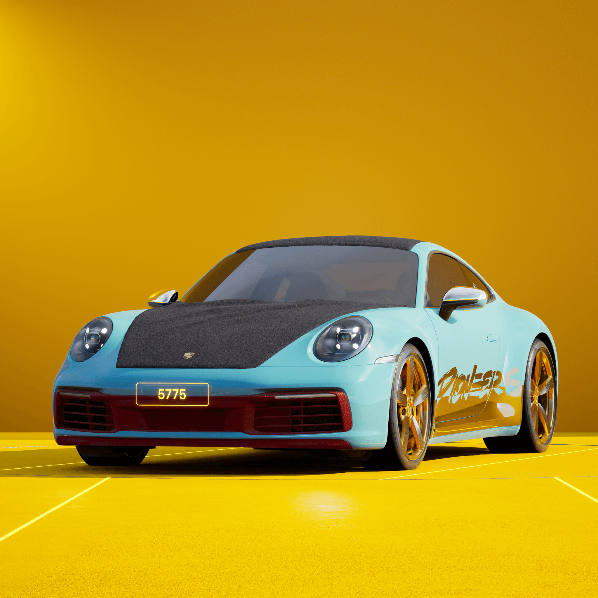 The PORSCHΞ 911 5775 image in phase