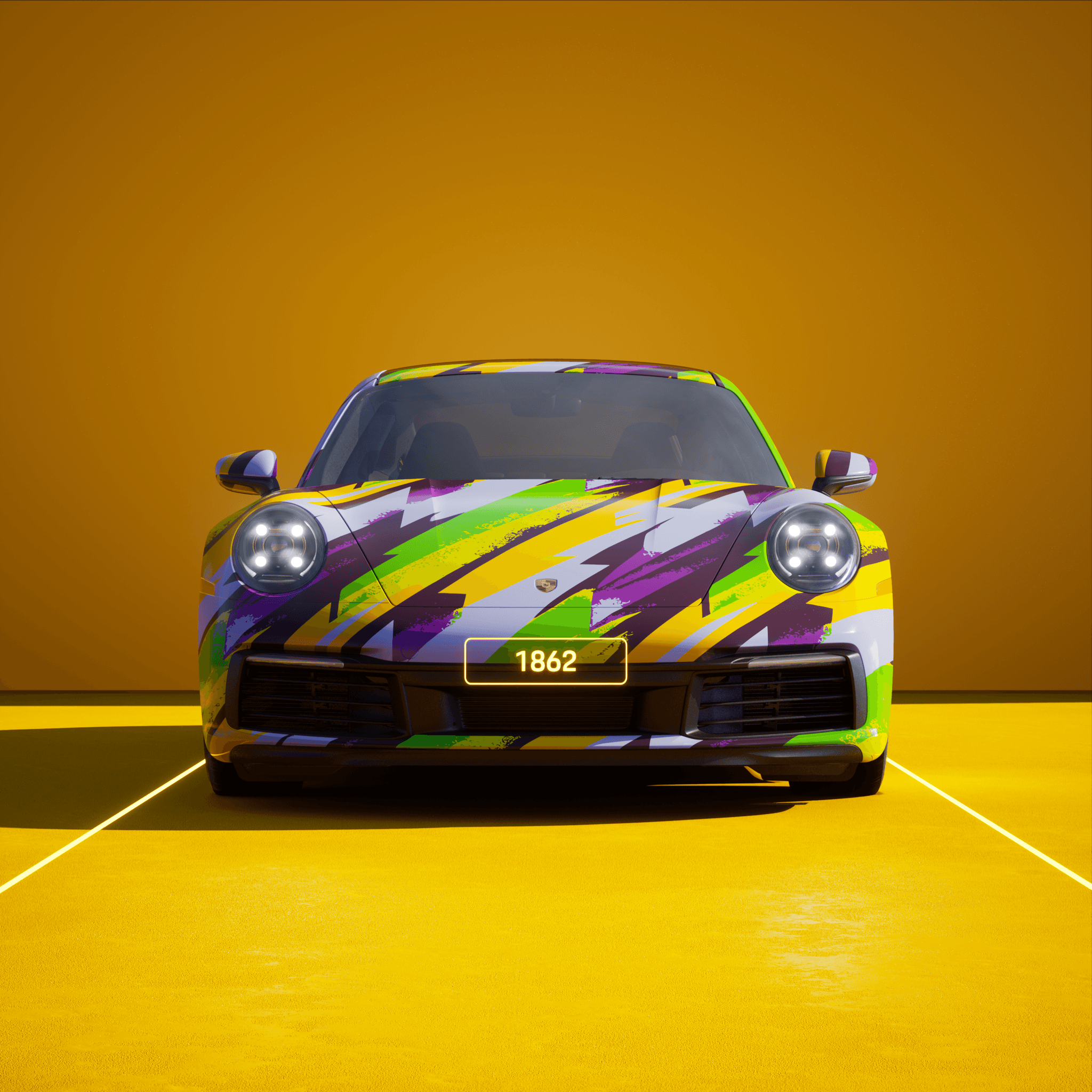 The PORSCHΞ 911 1862 image in phase