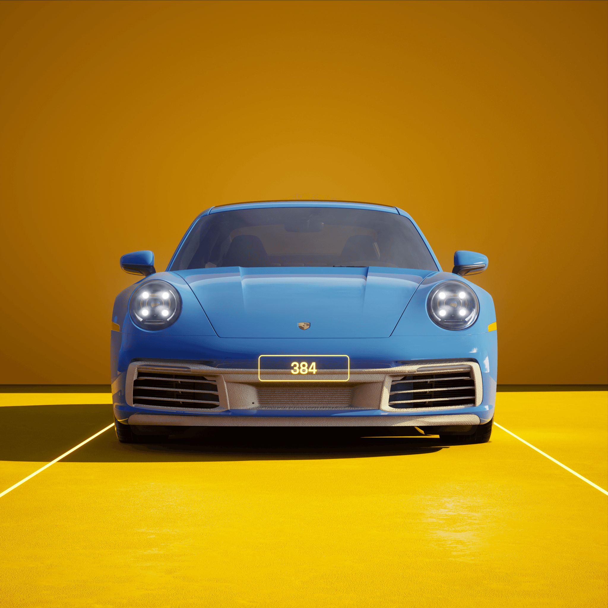 The PORSCHΞ 911 384 image in phase