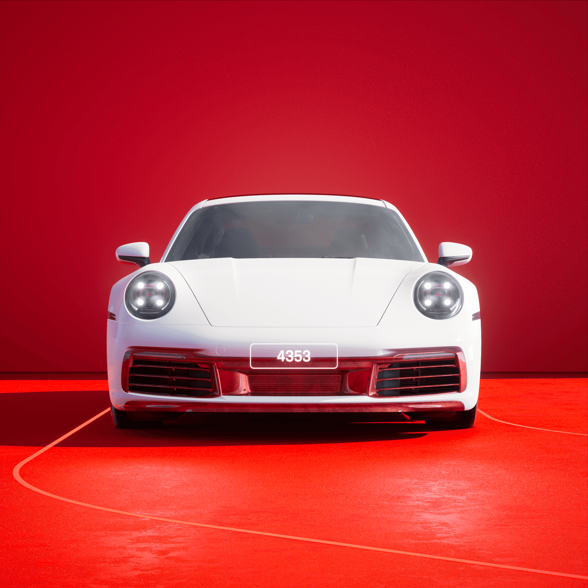 The PORSCHΞ 911 4353 image in phase