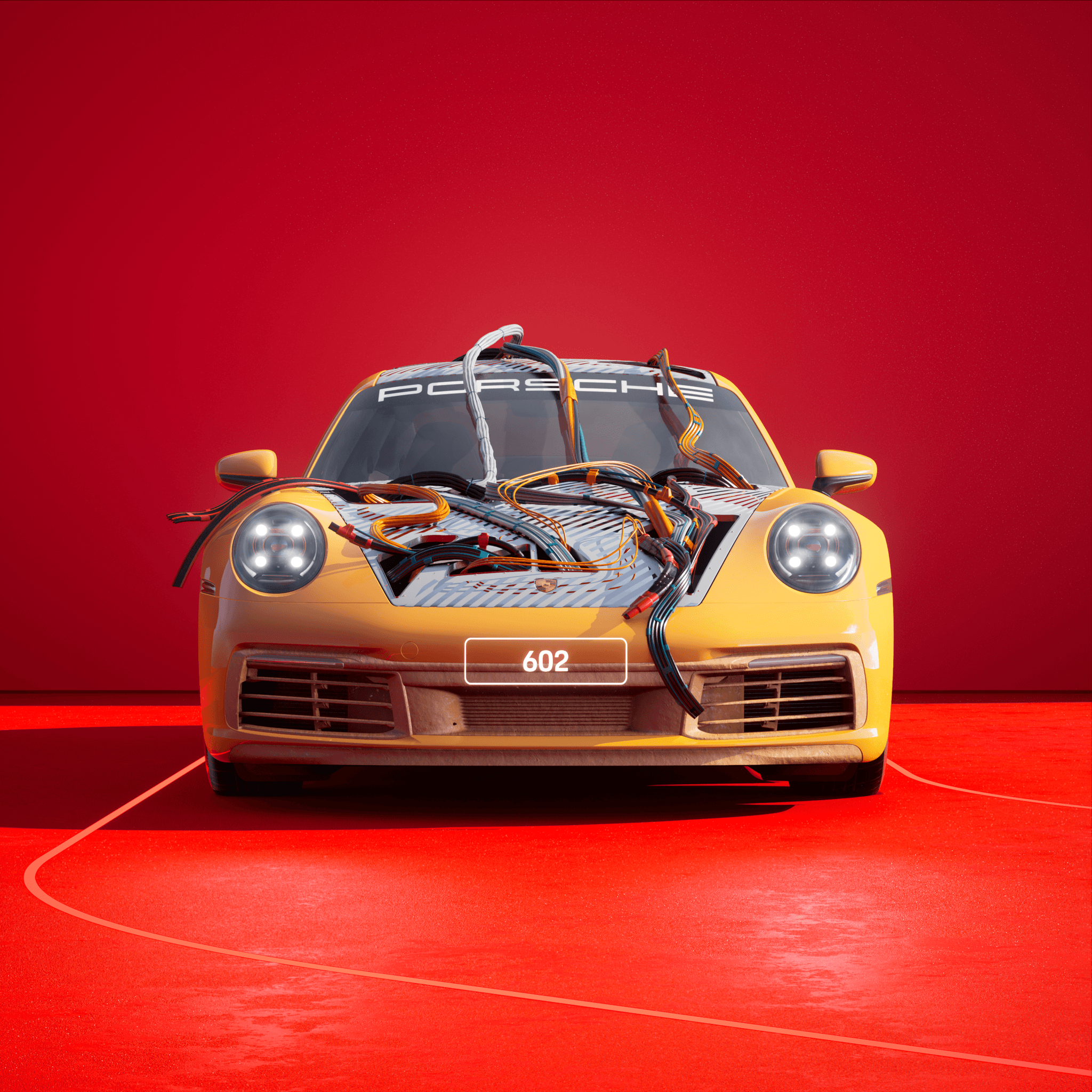 The PORSCHΞ 911 602 image in phase