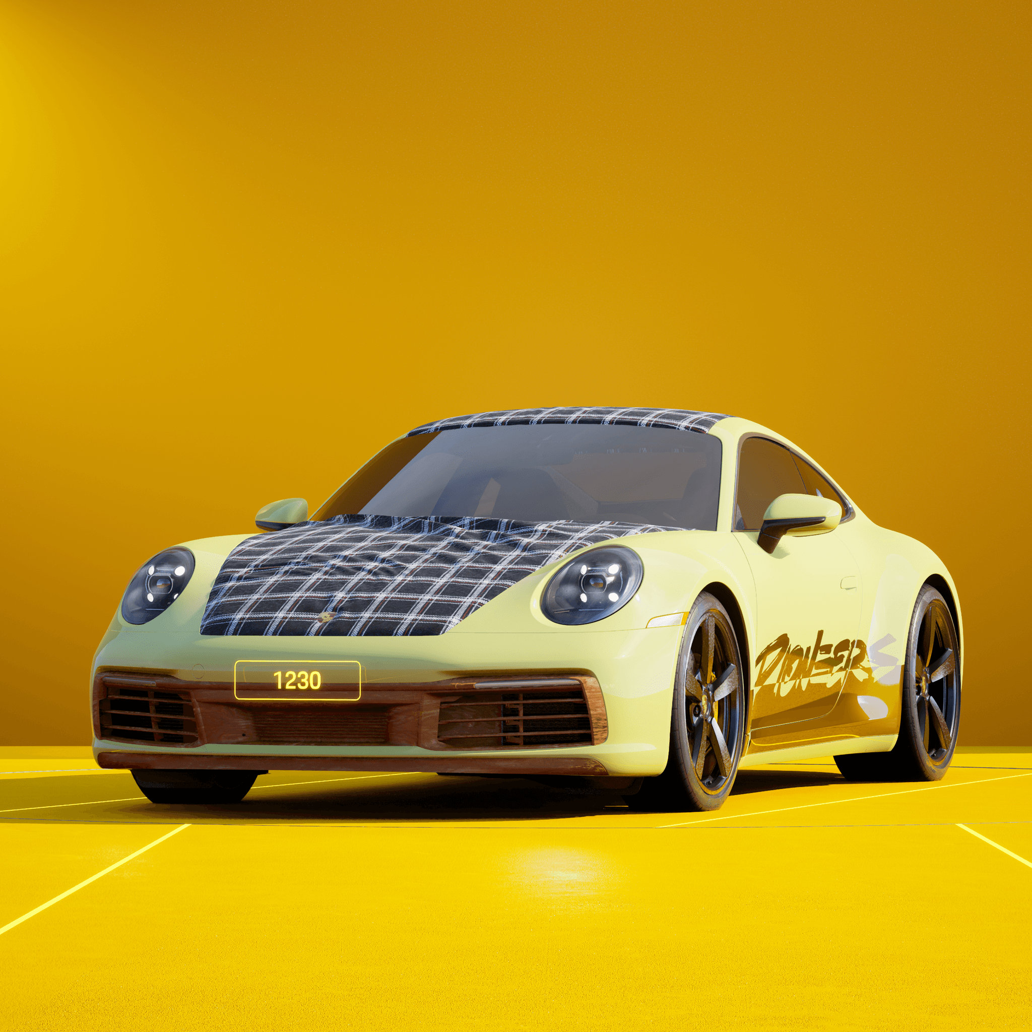The PORSCHΞ 911 1230 image in phase