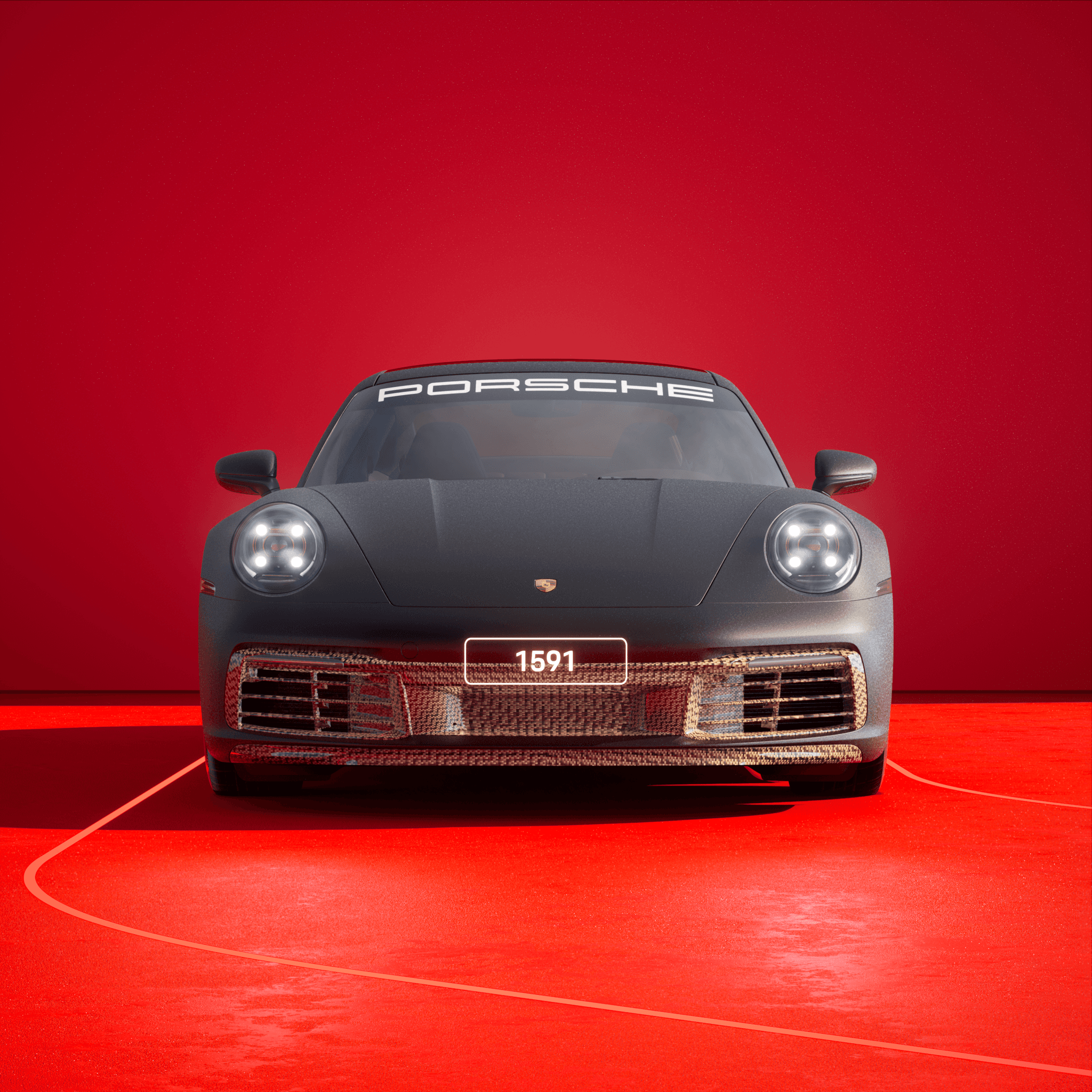 The PORSCHΞ 911 1591 image in phase