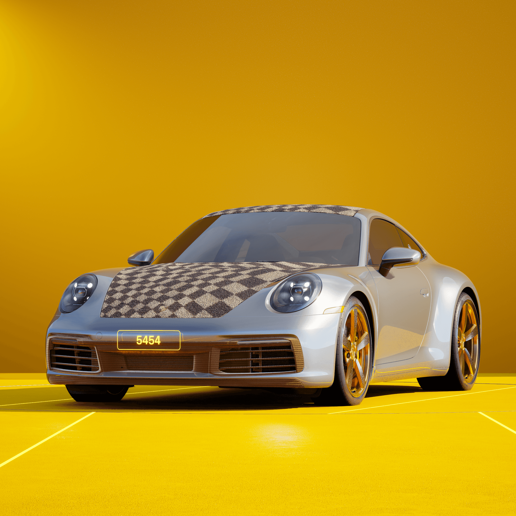 The PORSCHΞ 911 5454 image in phase