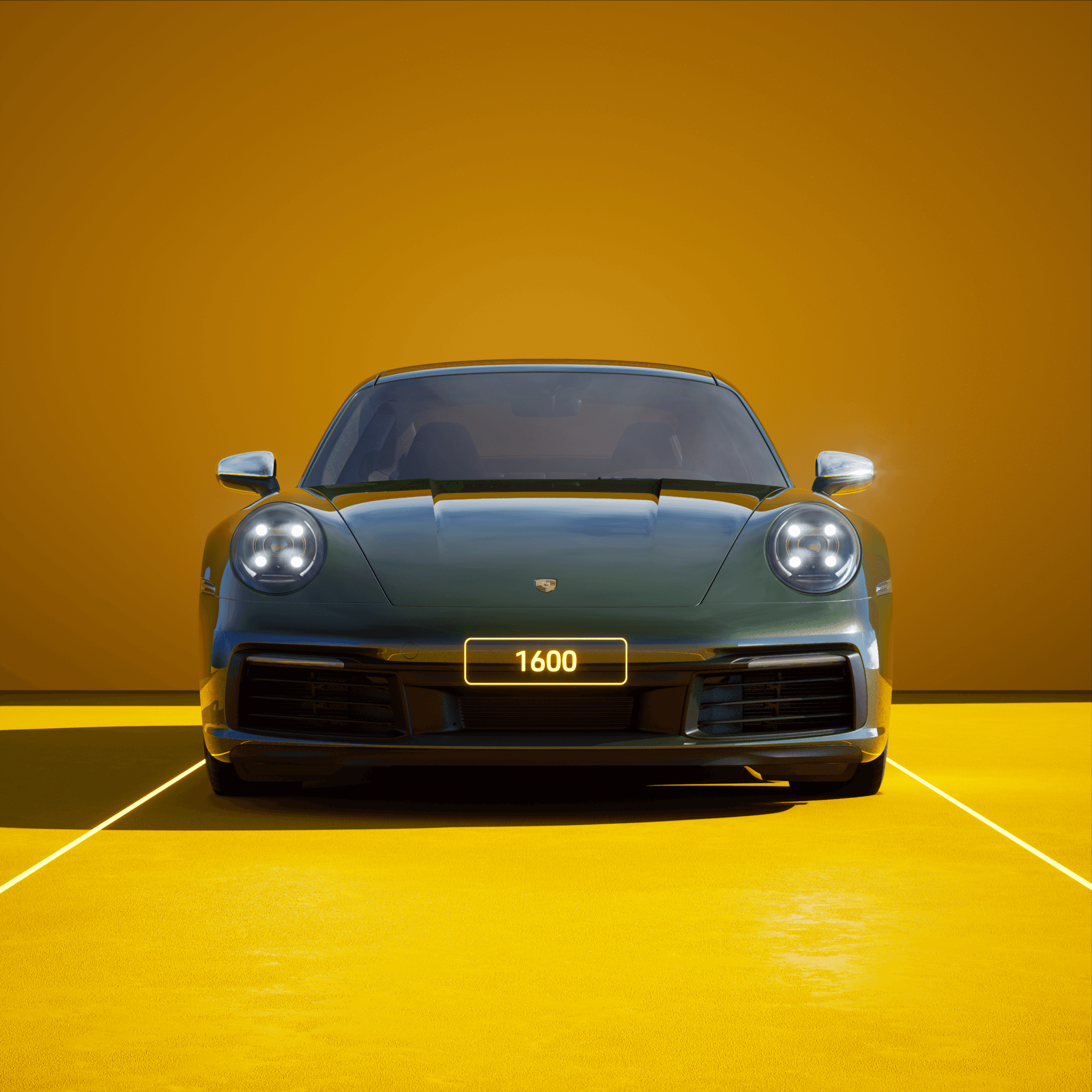 The PORSCHΞ 911 1600 image in phase