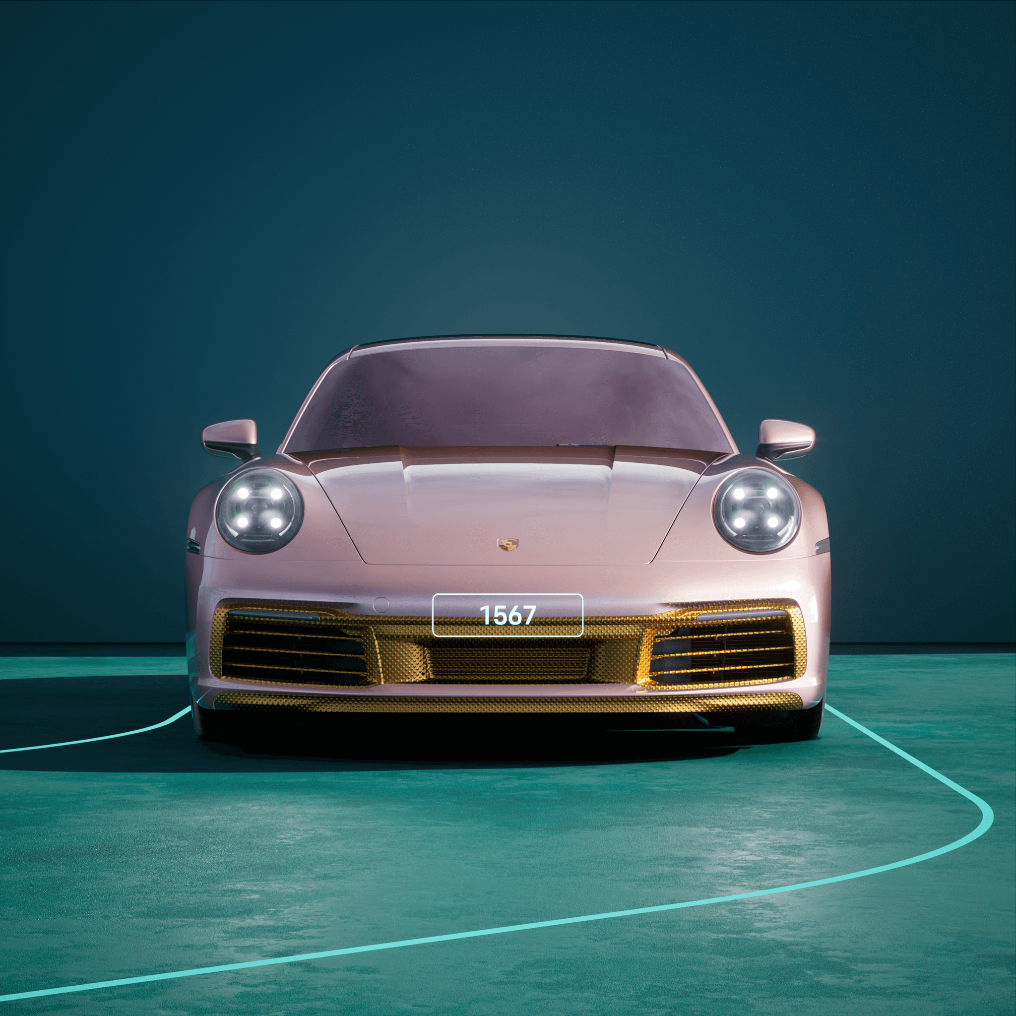 The PORSCHΞ 911 1567 image in phase