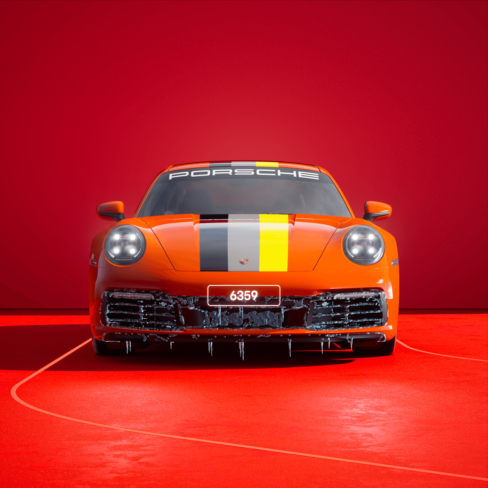 The PORSCHΞ 911 6359 image in phase
